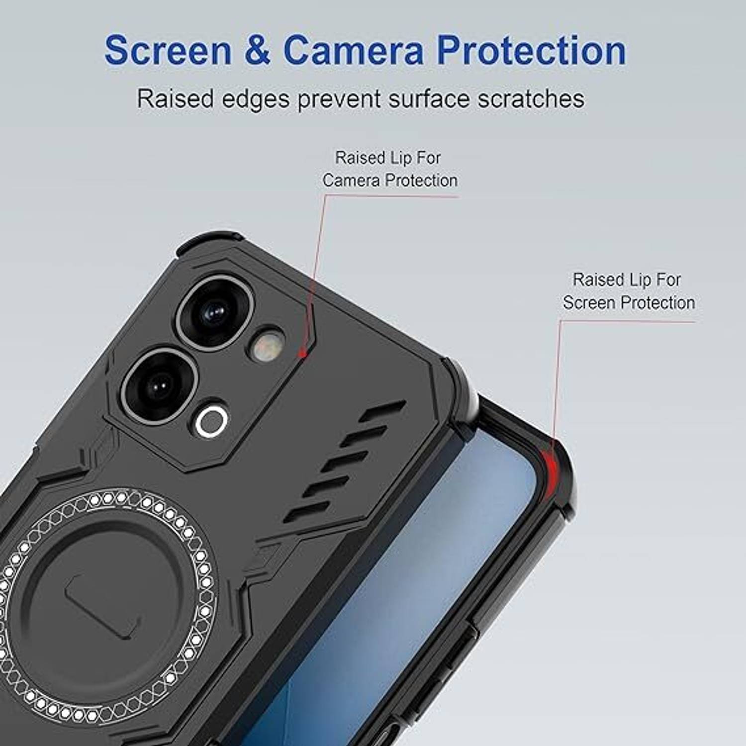 KWINE Case for Vivo T5x 5G Black - Image 3