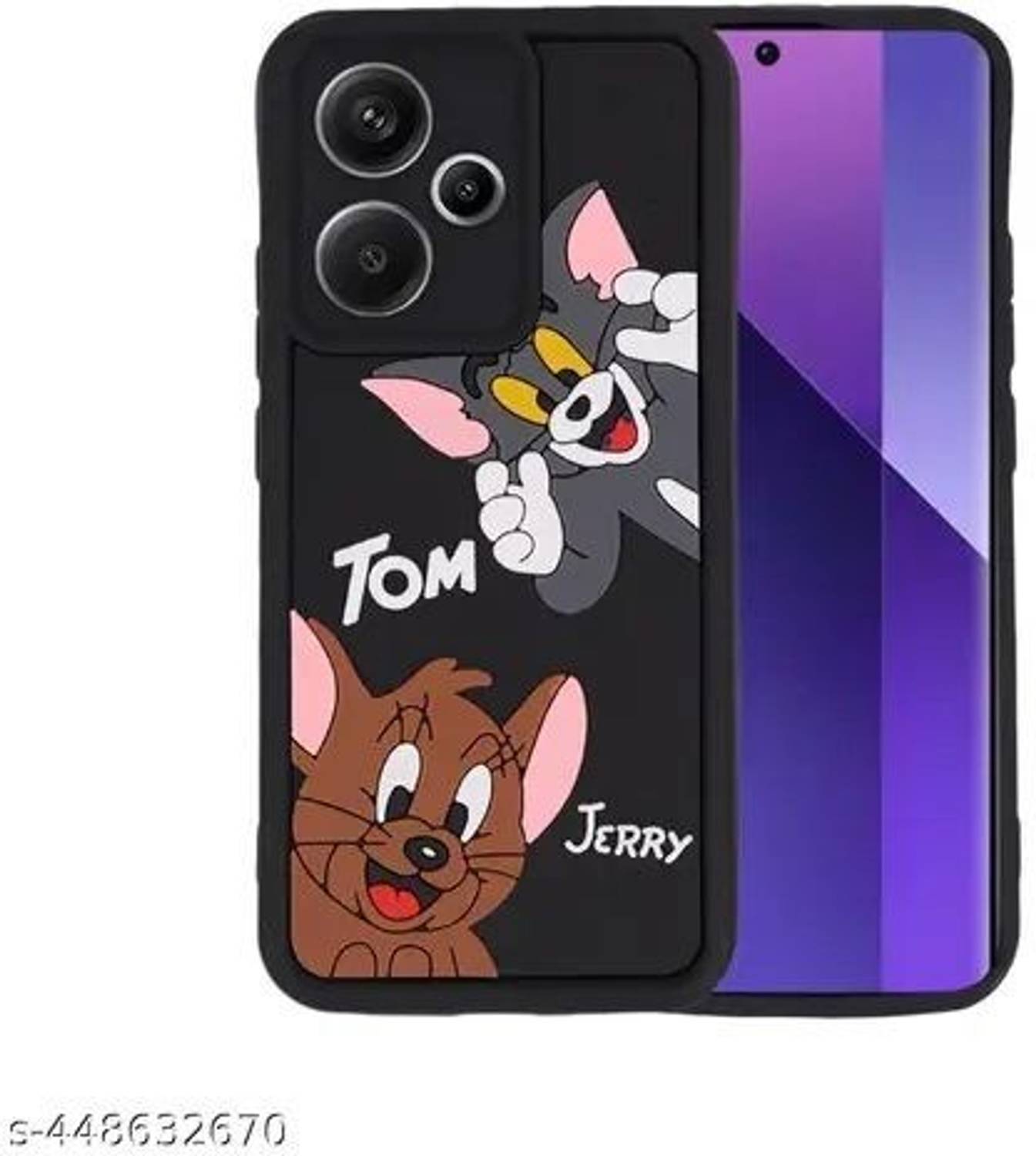 sll mart Back Cover for Poco M6 5G Black - Image 1
