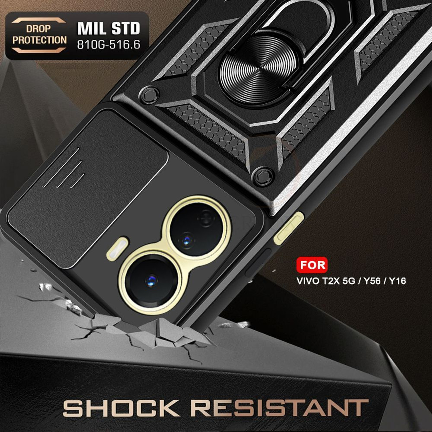Image of AelVouX Back Cover for vivo Y16