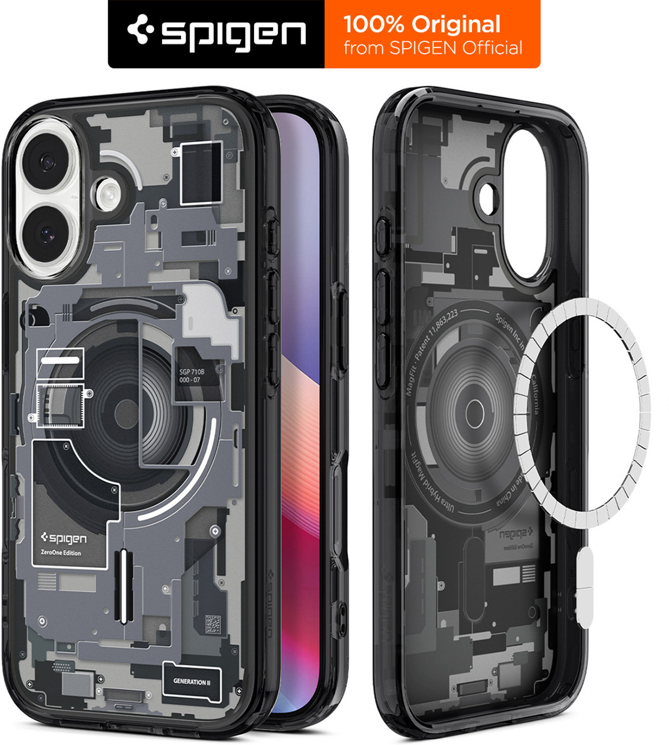 Image of Spigen Ultra Hybrid MagFit Back Cover for iPhone 17