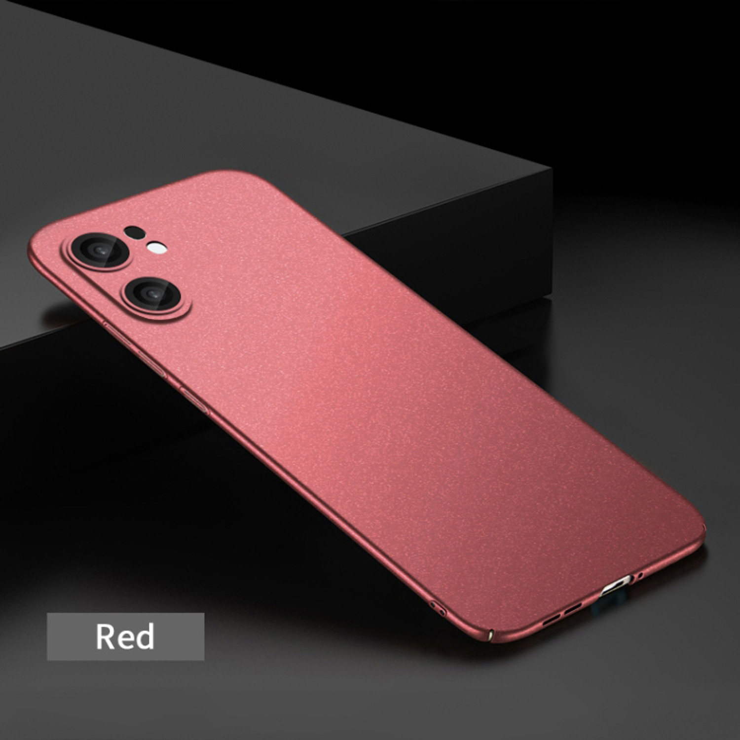 Image of SPL Back Cover for IQOO NEO 9, IQOO NEO 9 PRO (Red, Camera Bump Protector, Polycarbonate, Pack of: 1)