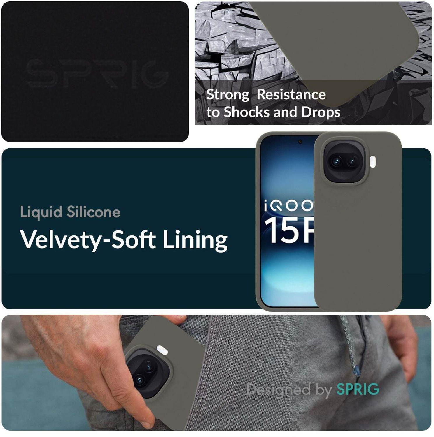 Image of Sprig Back Cover for IQOO 15R 5G, iQOO 15R