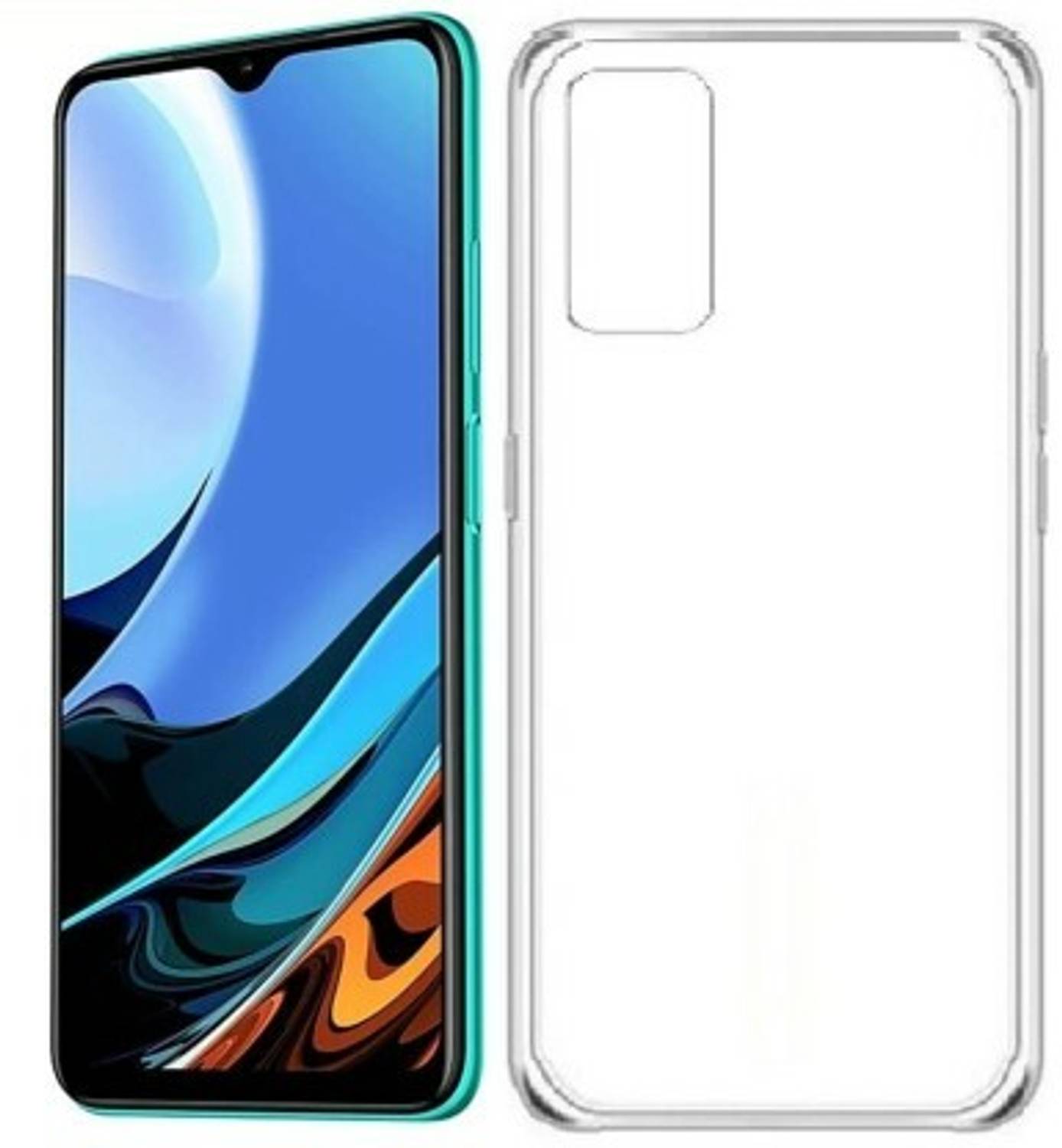 Aarov Back Cover for Mi Redmi 9 Power, Designer Plain Back Cover