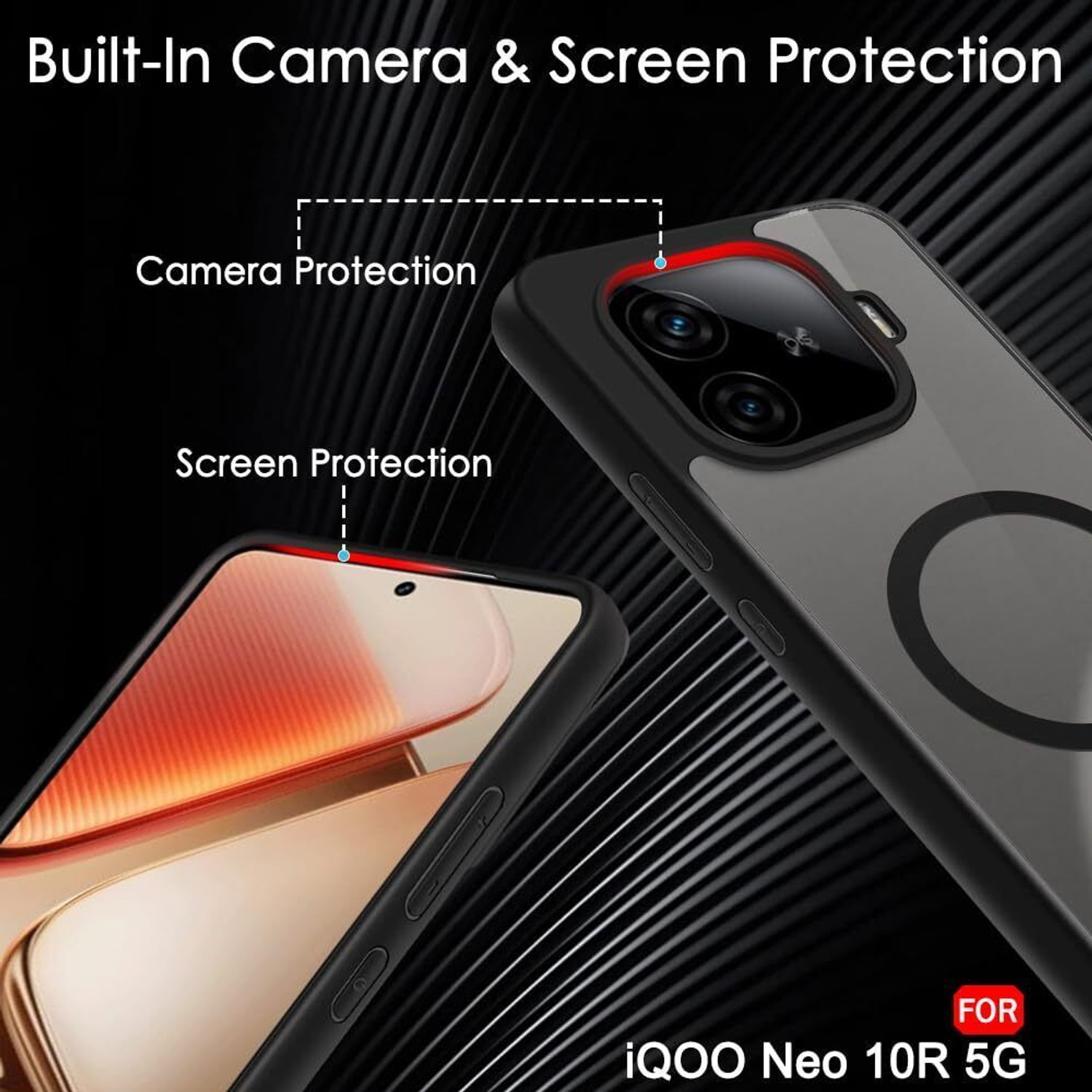 Image of Xolia Back Cover for IQOO Neo 10R 5G