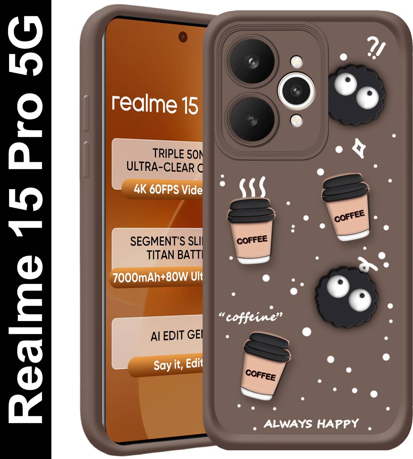 BOZTI Back Cover for Realme 15 Pro 5G