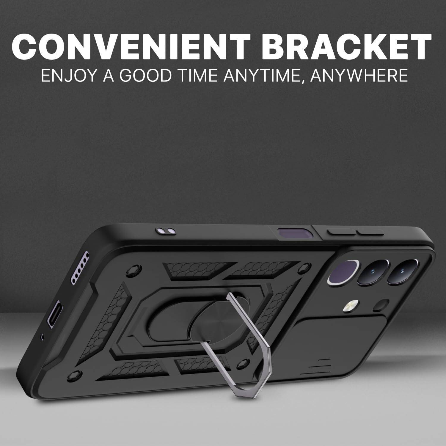 Doubledicestore Back Cover for vivo T4x 5G Black - Image 4