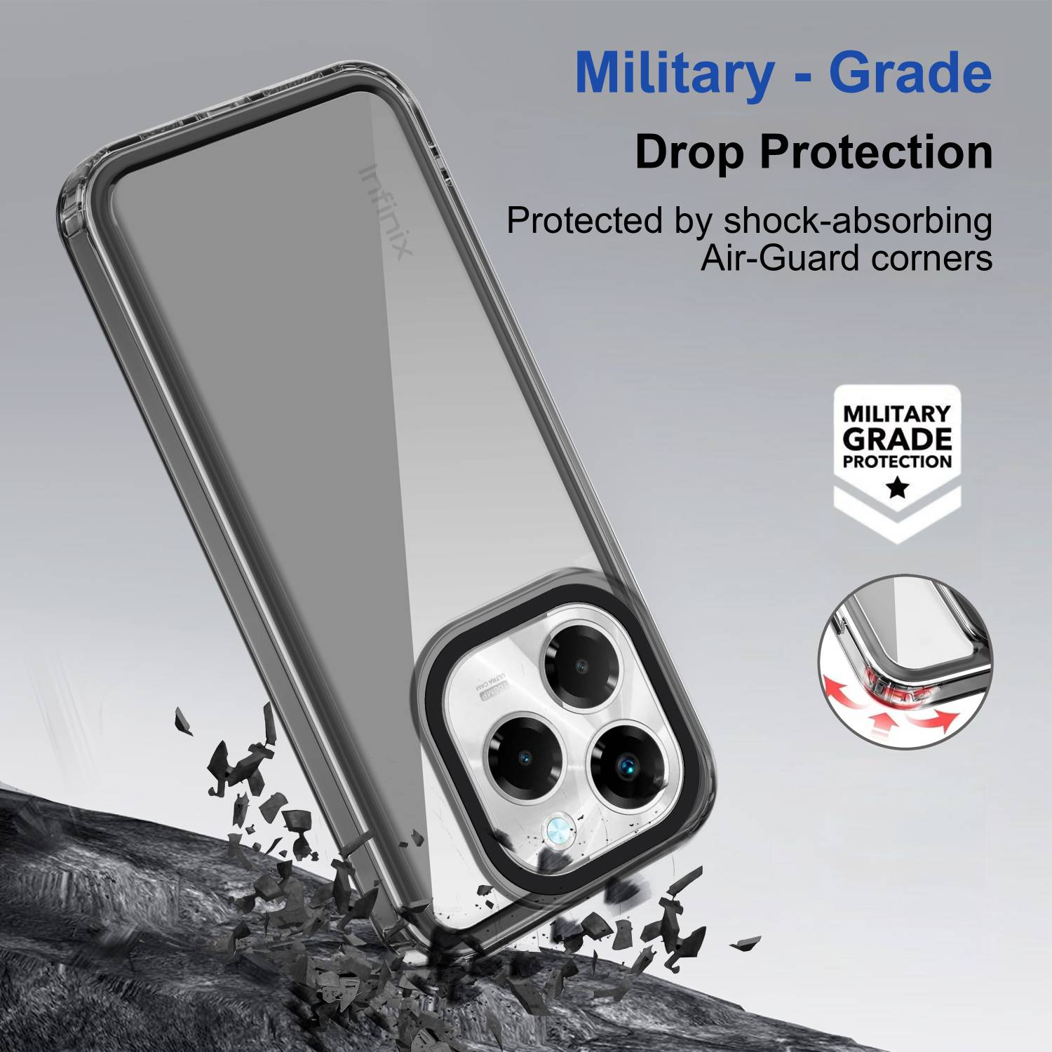 CaseRepublic Back Cover for Infinix Note 40X 5G - Image 3
