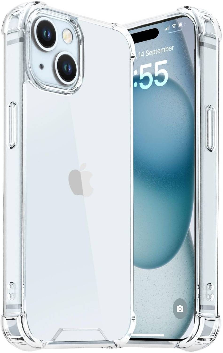 RUNICHA Back Cover for Apple iPhone 15