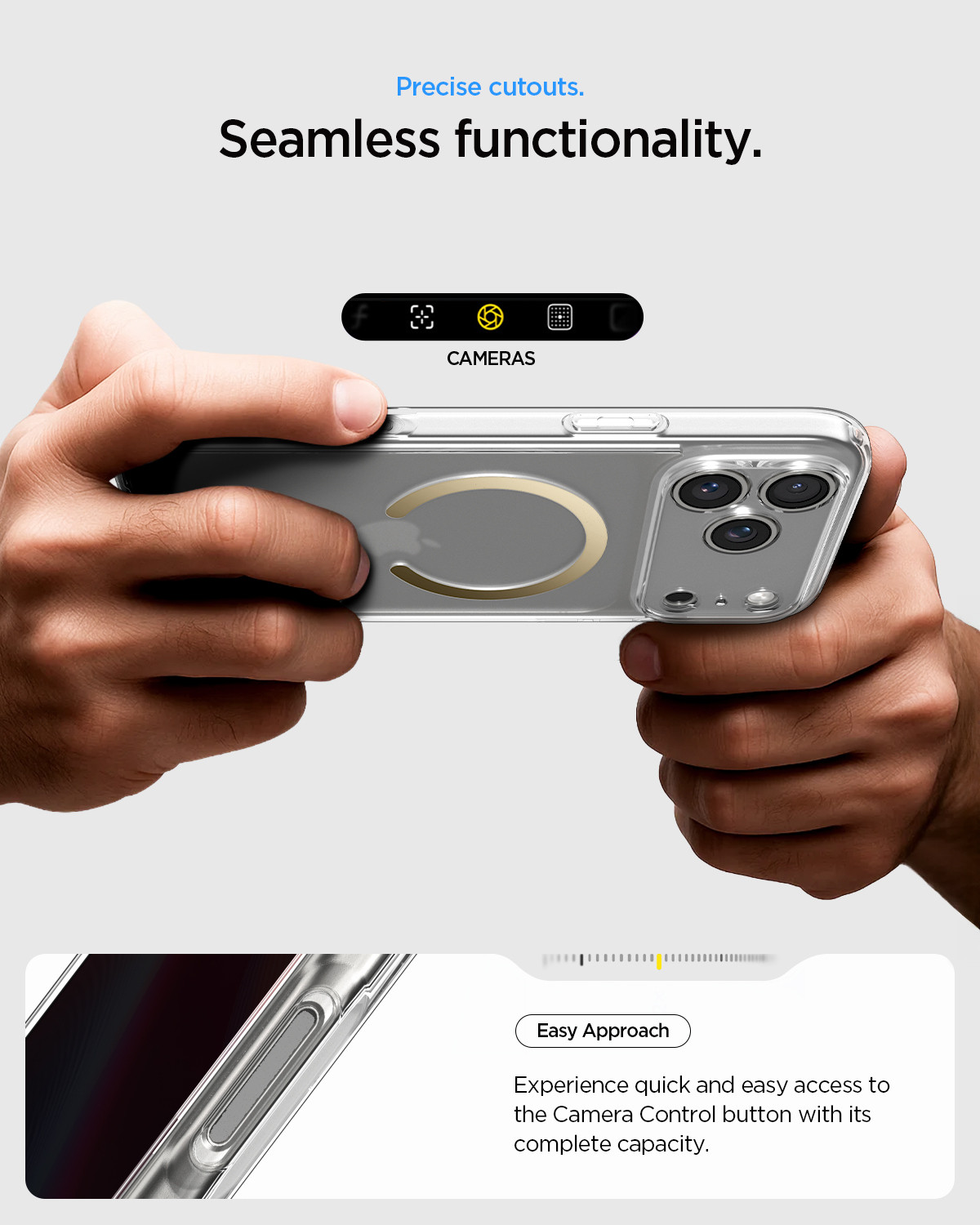 Image of Spigen Ultra Hybrid MagFit Back Cover for iPhone 17 Pro Max