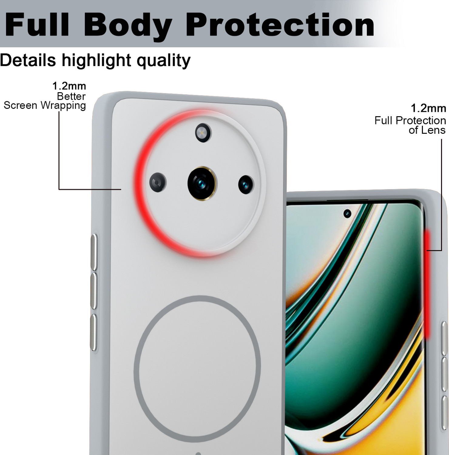 Image of KartV Back Cover for Realme 11 Pro Plus 5G Converter Back Cover, Realme 11 Pro+ 5G