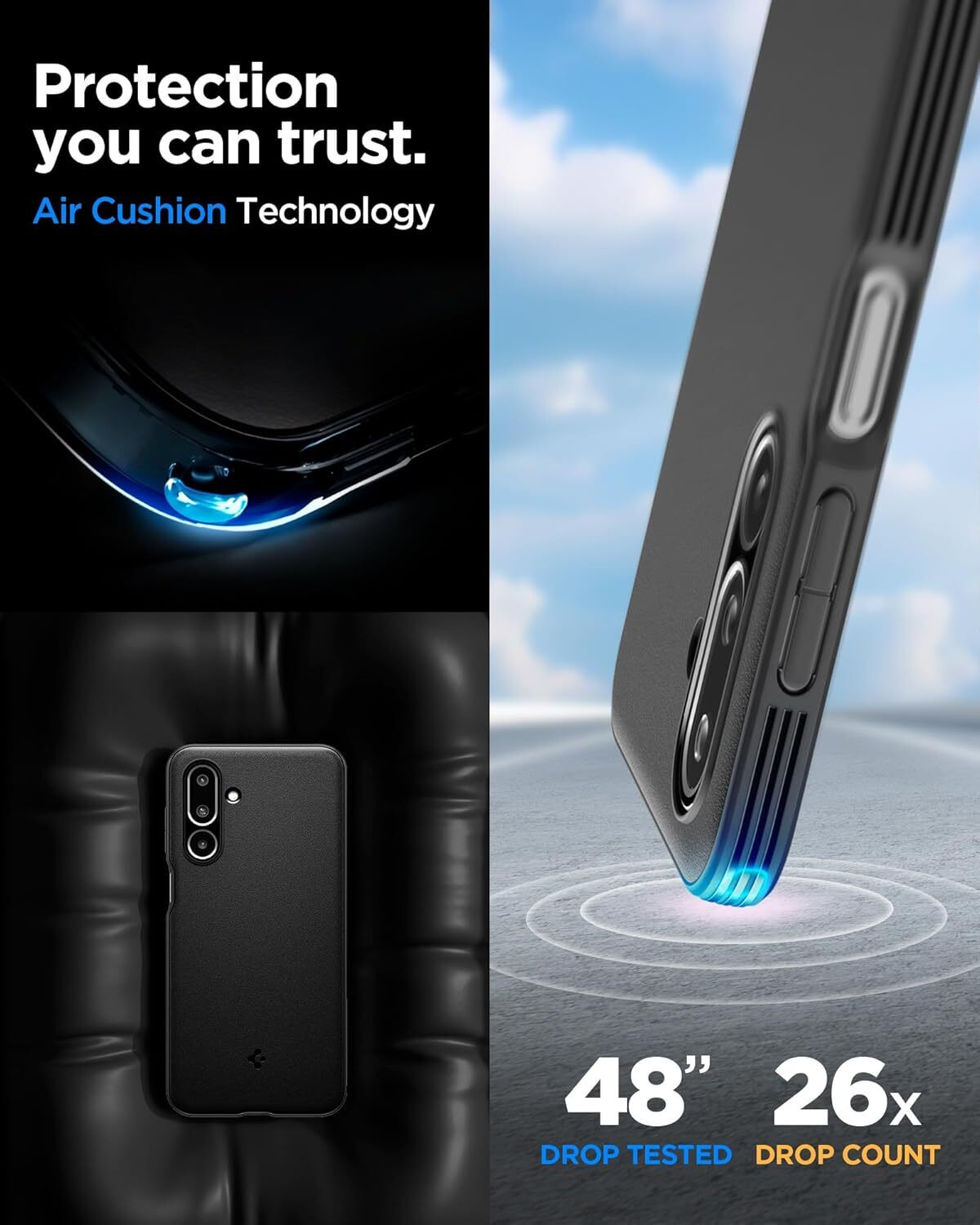 Image of Spigen Sand Blast Back Cover for Samsung Galaxy F36 5G