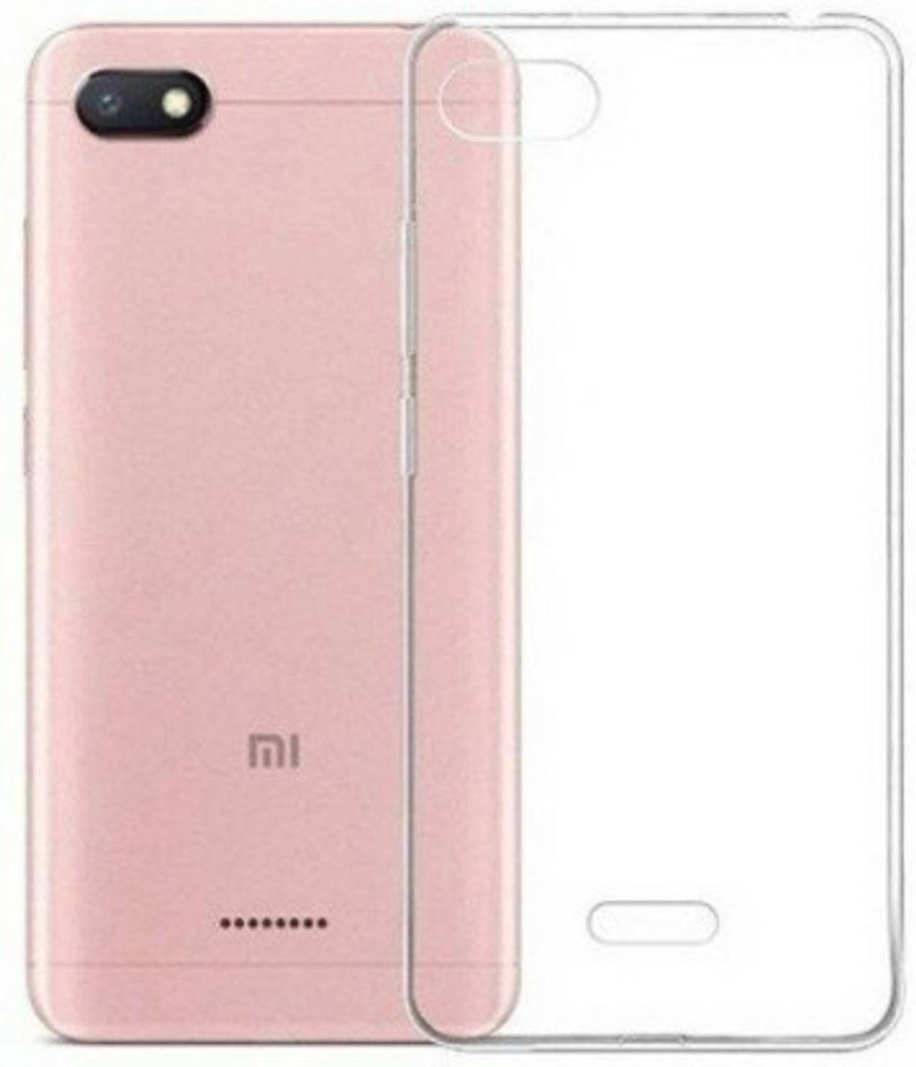 Aarov Back Cover for Mi Redmi 6A, Designer Plain Back Cover