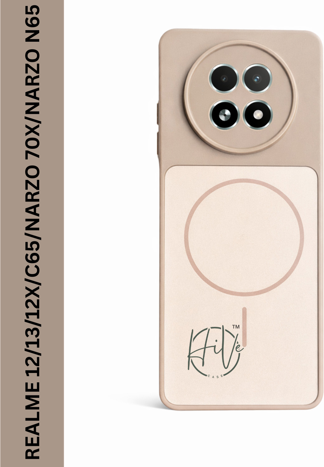Image of Hive Back Cover for Realme 12 5G, realme 13 5G, Realme 12X 5G, Realme C65 5G, Narzo 70X