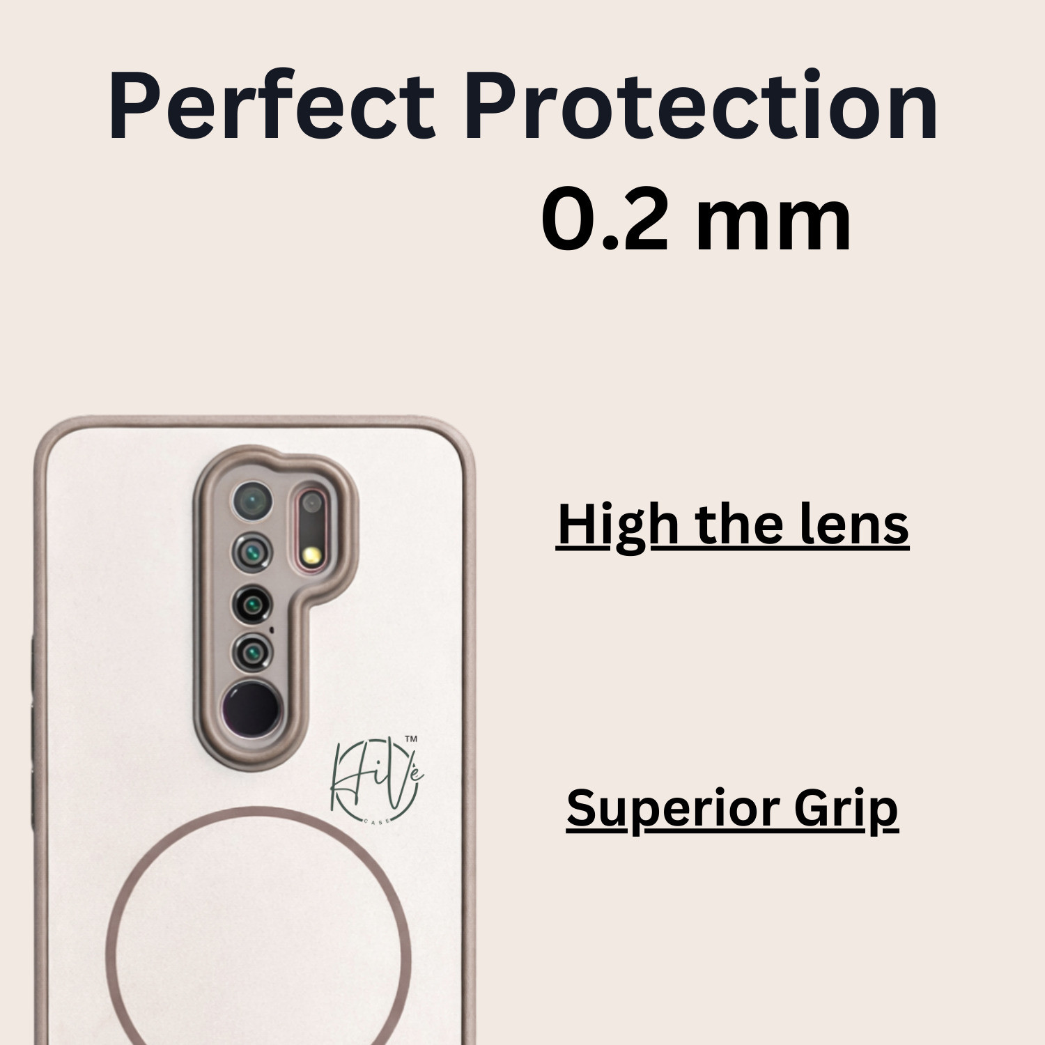 Image of Hive Back Cover for Redmi 9 Prime 4G, POCO M2