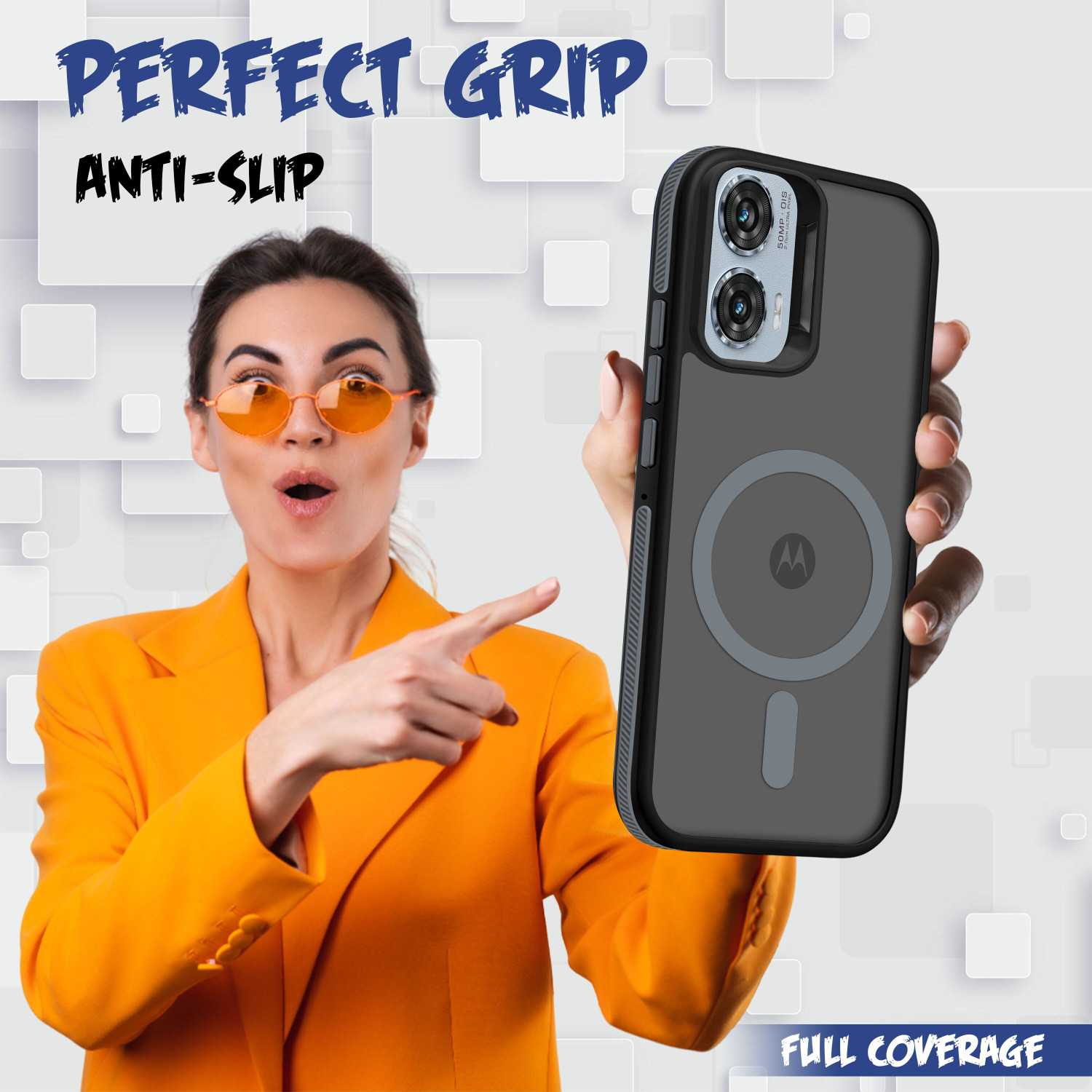 Image of V-TAN Back Cover for MOTOROLA Edge 50 Fusion