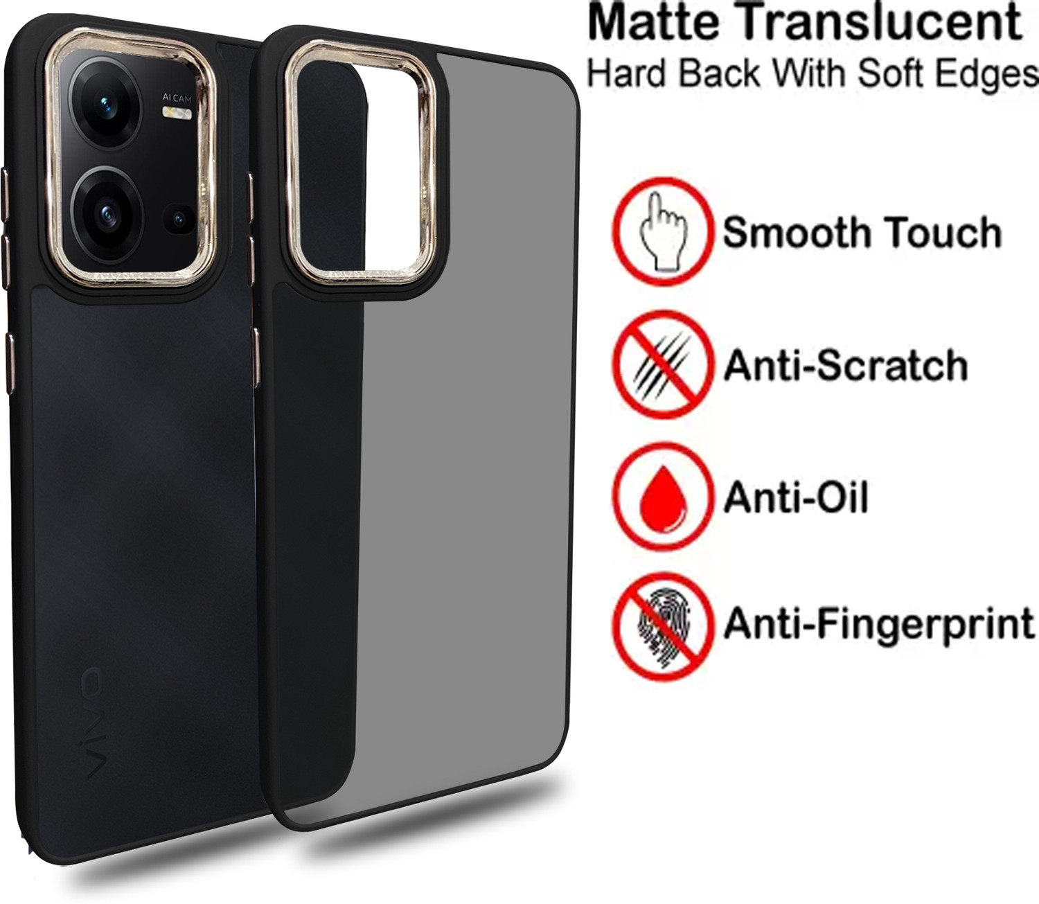 Image of Artistque Back Cover for Vivo V25