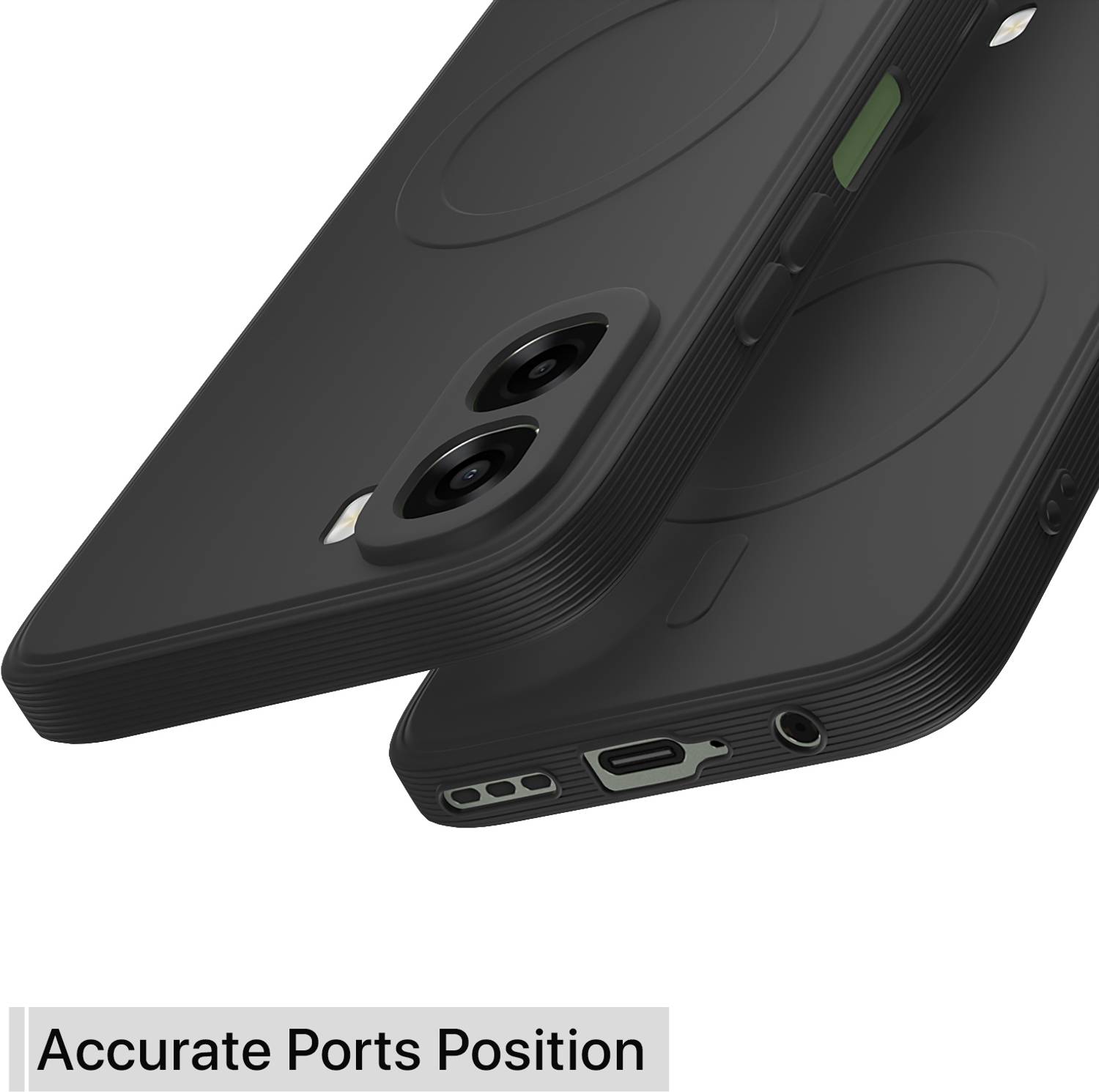 Pikkme Back Cover for Oppo A6x 5G Black - Image 4