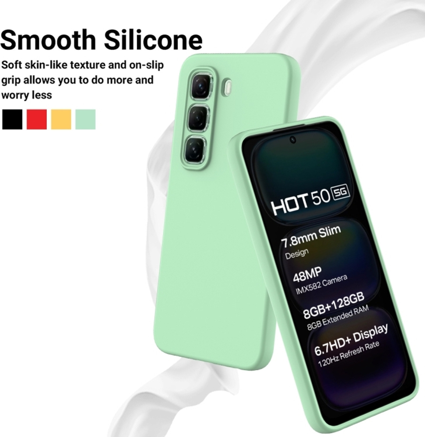 Image of Rugraj Back Cover for Infinix Hot 50 5G