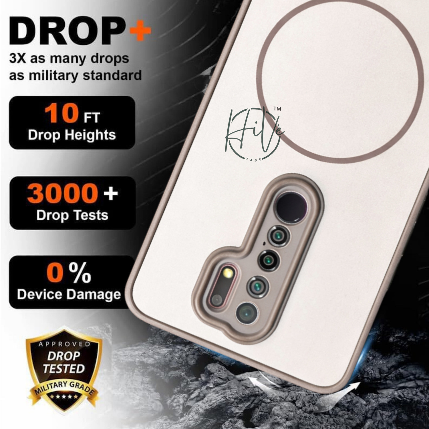 Image of Hive Back Cover for Redmi 9 Prime 4G, POCO M2