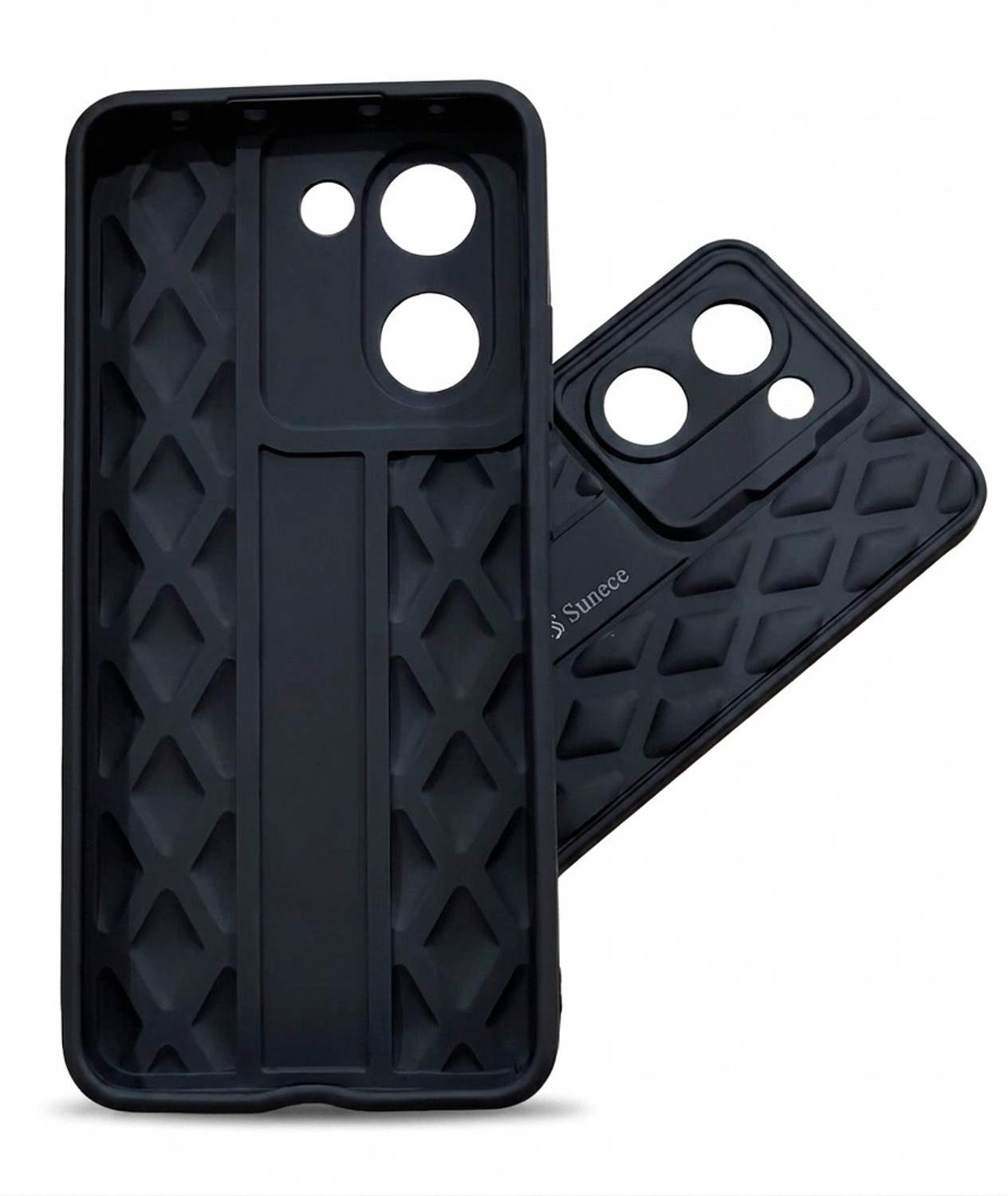 Image of FOUR U COVER Back Cover for REAL ME P3 ULTRA 5G (Black)