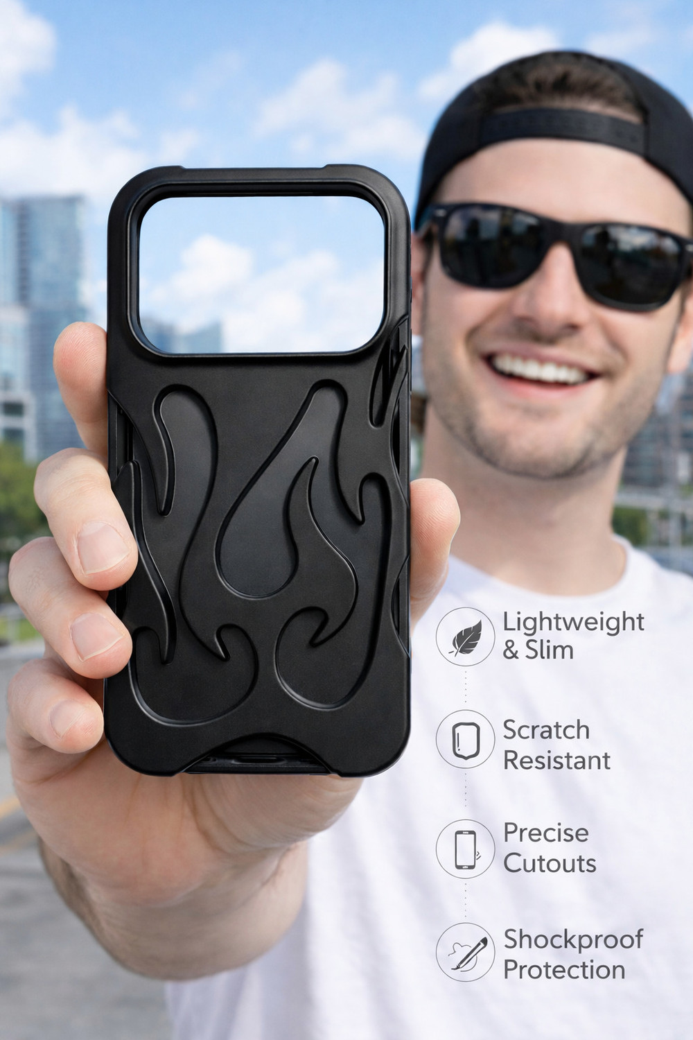 Image of AmbeTelecom Back Cover for i Phone 17 pro