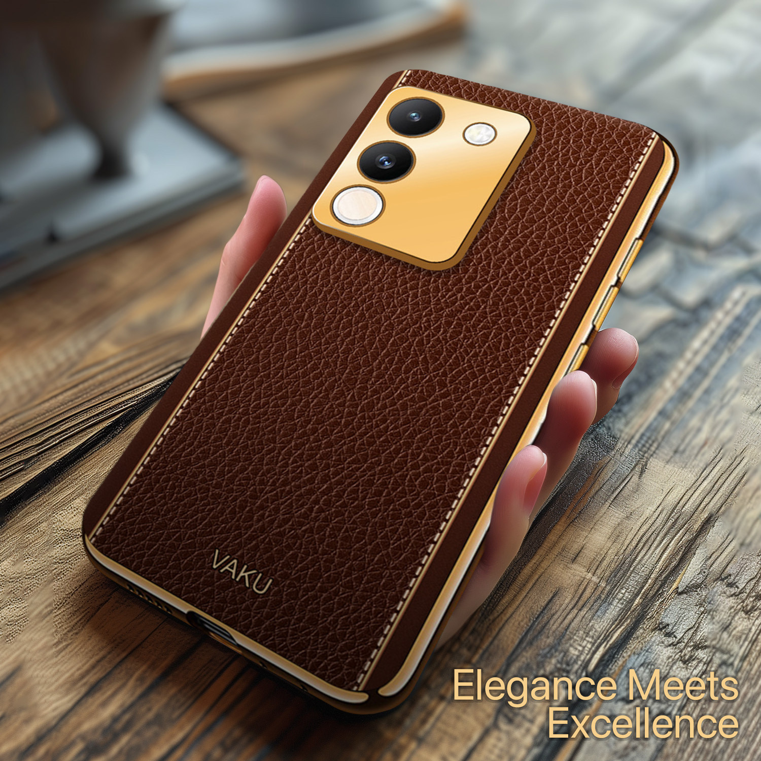 Image of Vaku Luxos Back Cover for Vivo 5G