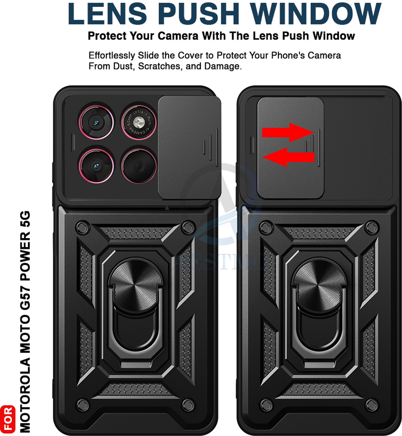 Image of AESTMO Back Cover for Motorola Moto G57 Power 5G