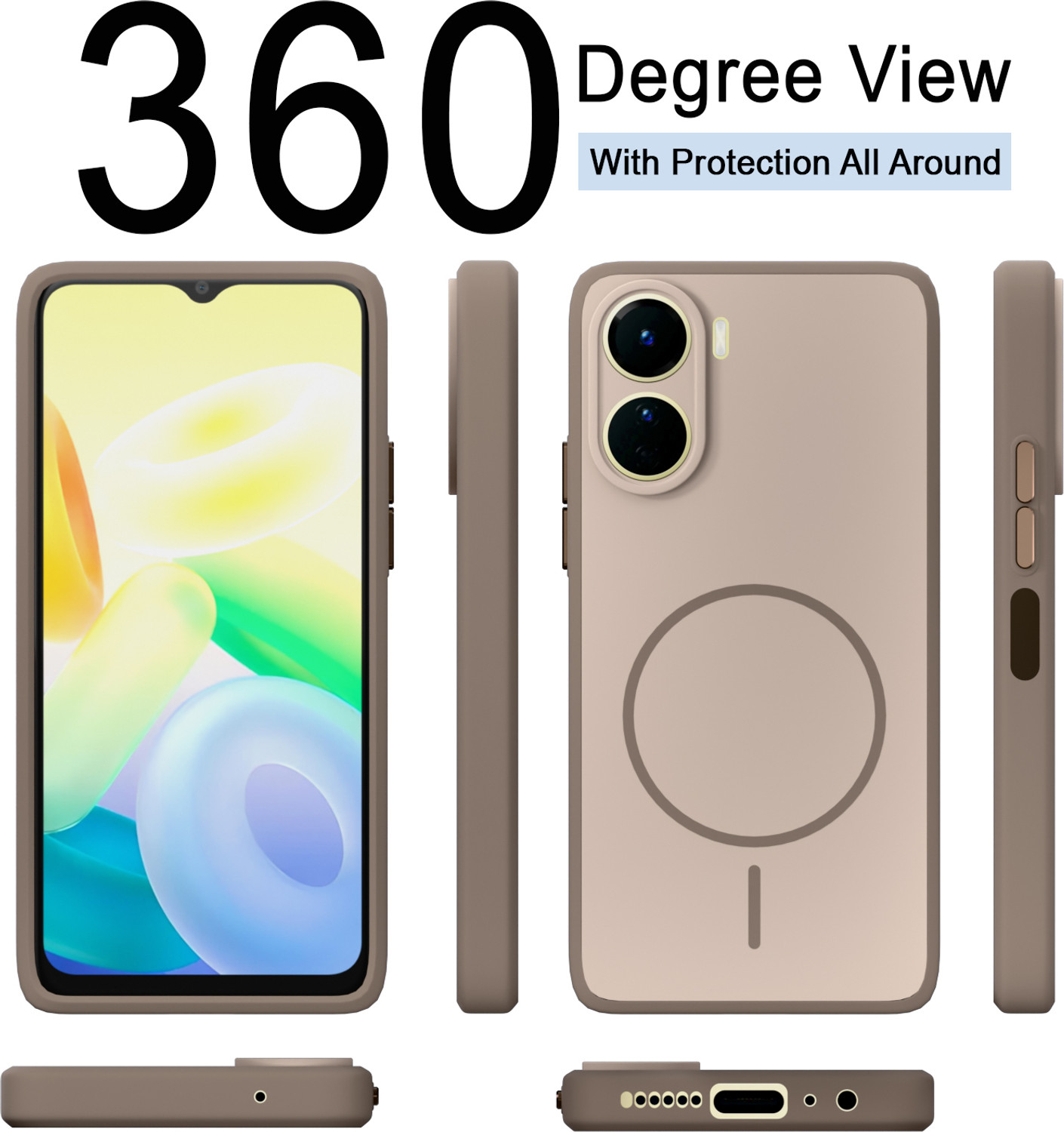 Image of KartV Back Cover for Vivo T2x 5G