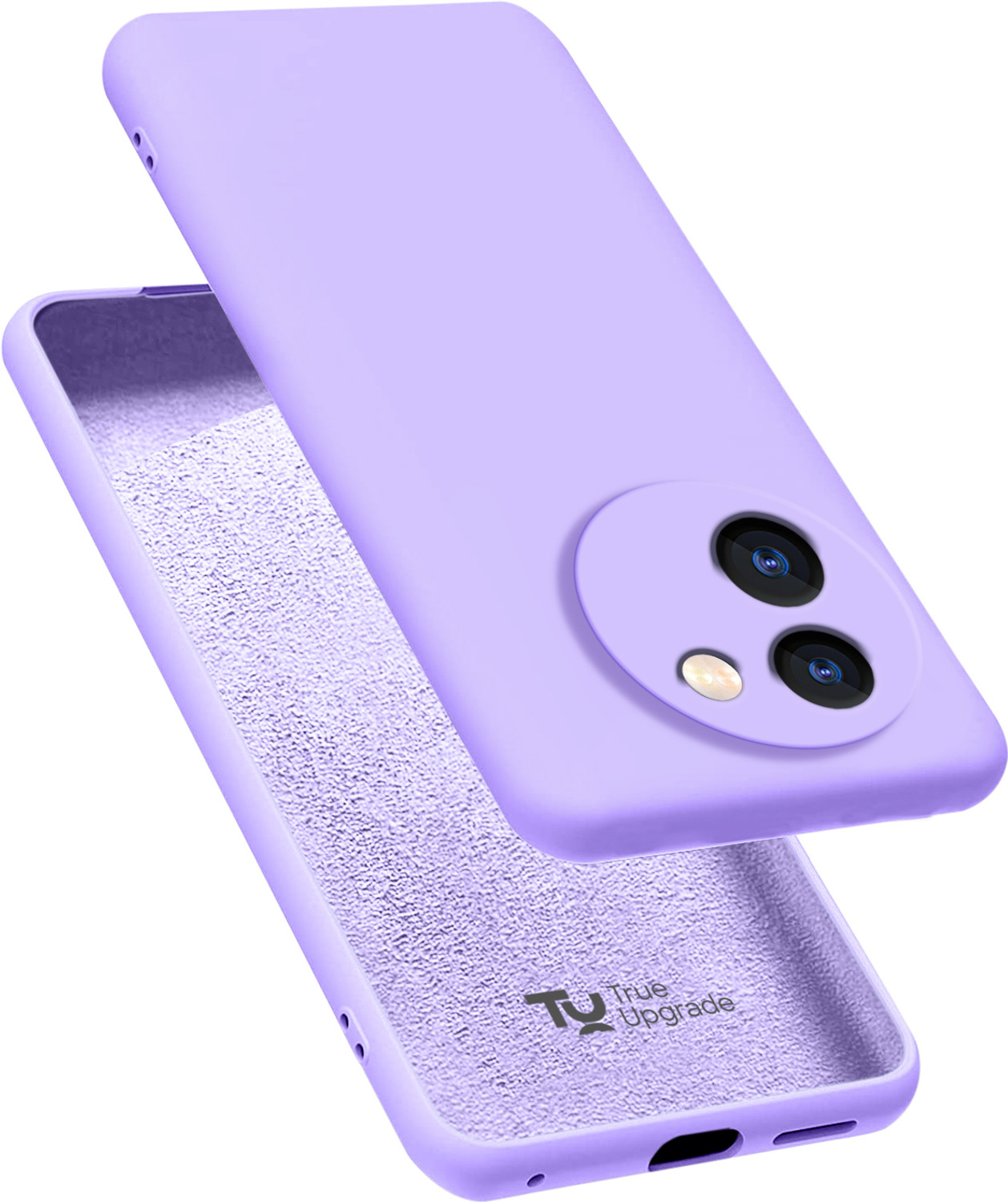 Image of TRUEUPGRADE Back Cover for Liquid Silicon Back Cover Case for Vivo V30e 5G