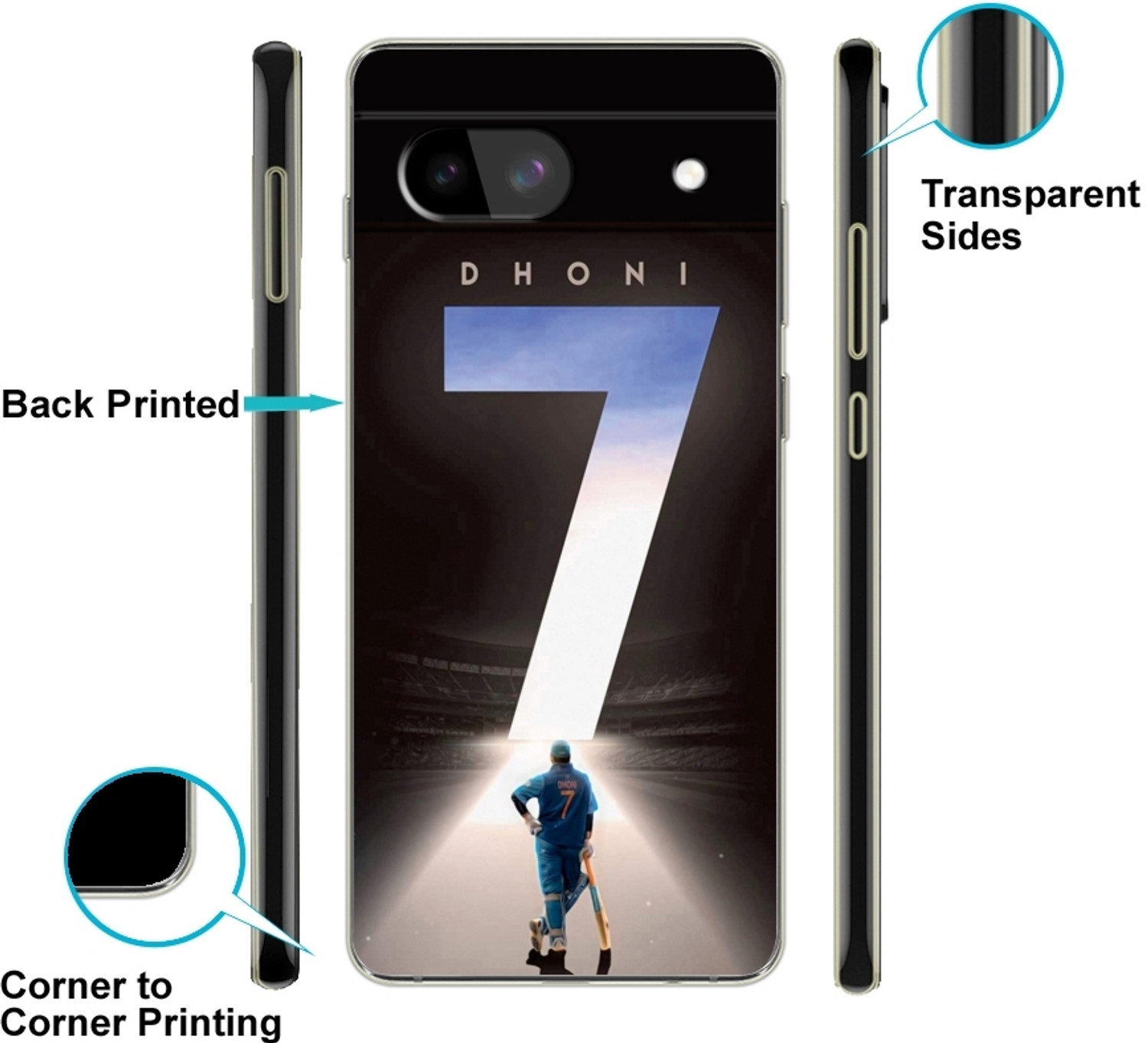 Image of omnmo Back Cover for Google Pixel 8A