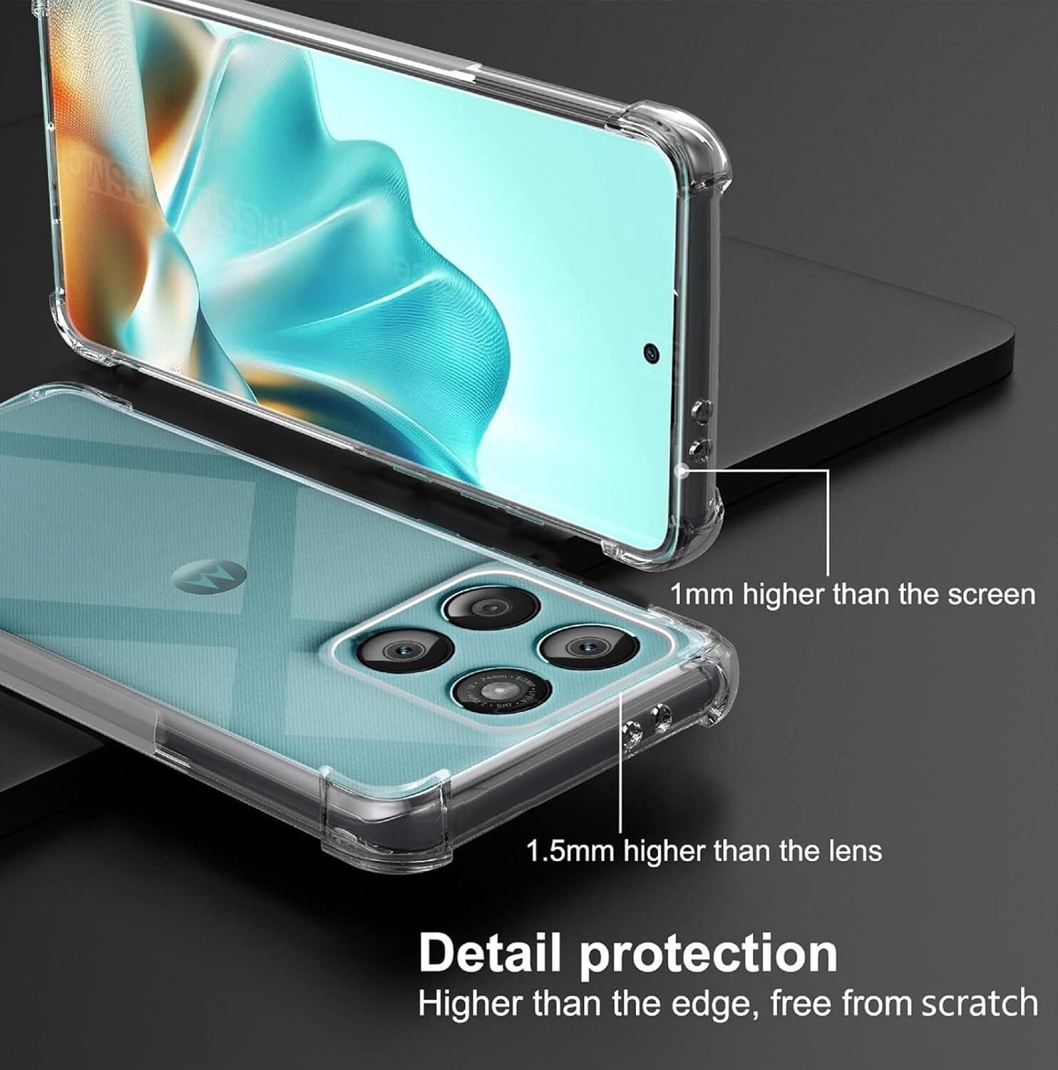 Image of CLOYAAR Back Cover for Motorola Moto Edge 60 Fusion 5G. Moto Edge 60 Fusion 5G