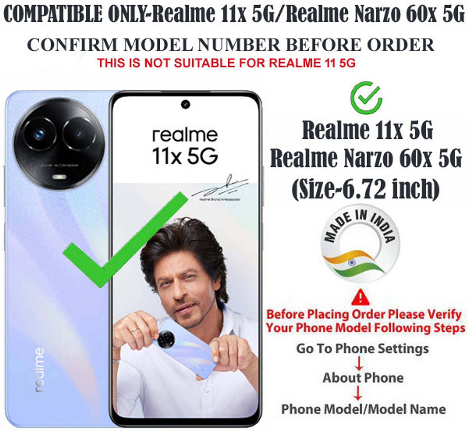 Regolith Back Cover for Realme 11x 5G, Narzo 60x 5G - Image 2