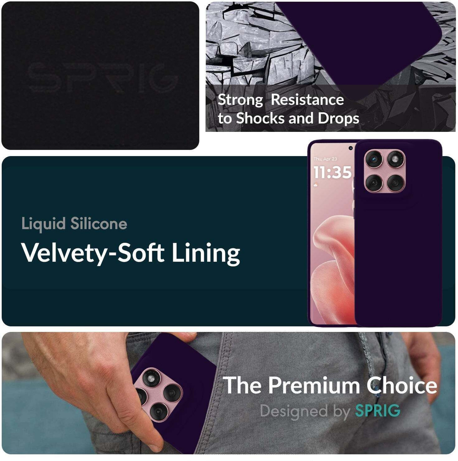 Image of Sprig Back Cover for MOTOROLA Edge 60 Fusion 5G, MOTOROLA Edge 60 Fusion 5G, edge 60 Fusion 5G