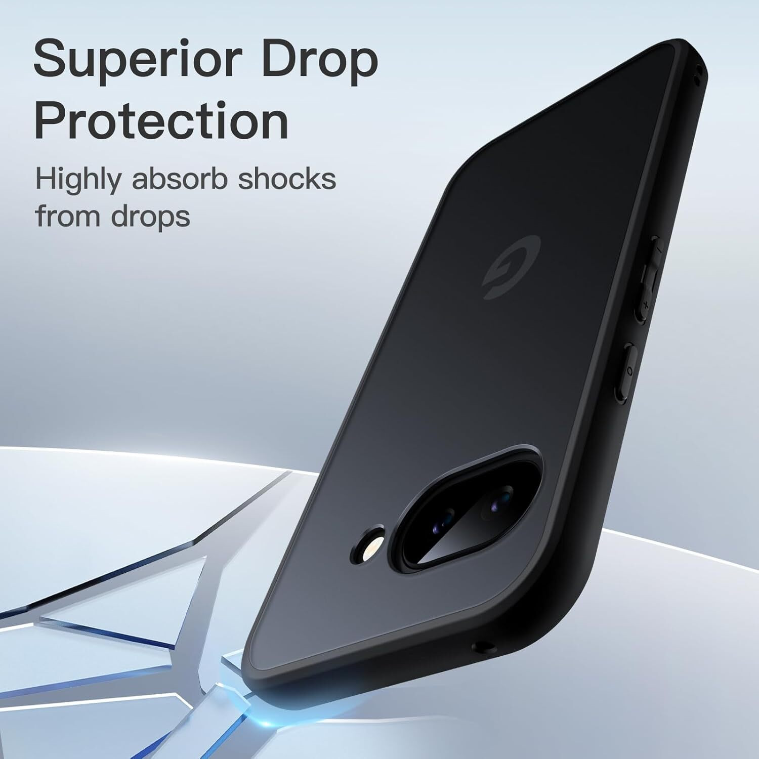Image of Wellpoint Back Cover for Google Pixel 10a (Black, Matte Finish, Thermoplastic Polyurethane, Pack of: 1)