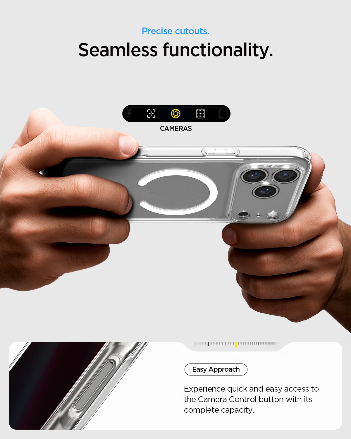 Image of Spigen Ultra Hybrid MagFit Back Cover for iPhone 17 Pro