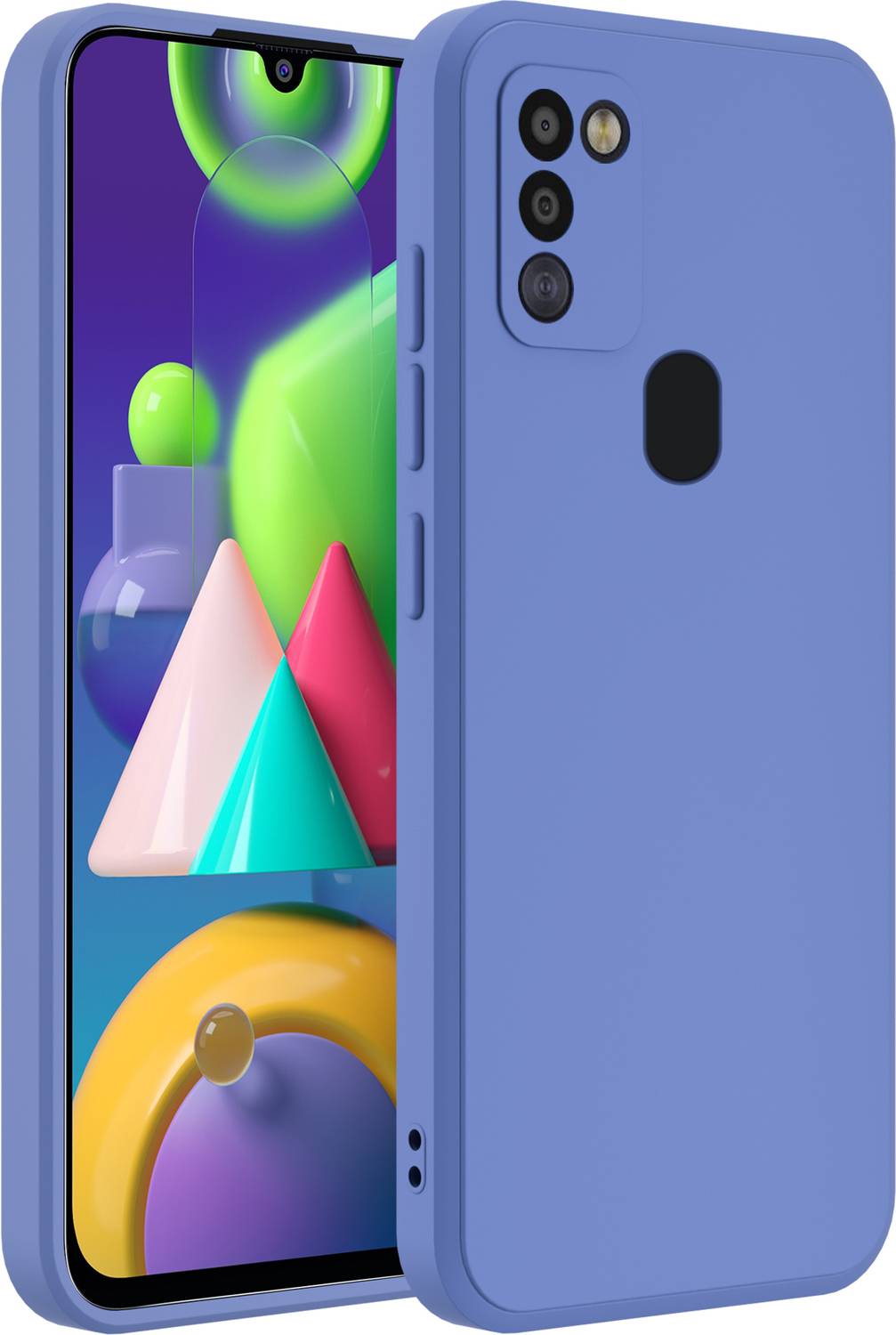 Artistque Blue Back Cover for Samsung Galaxy M21
