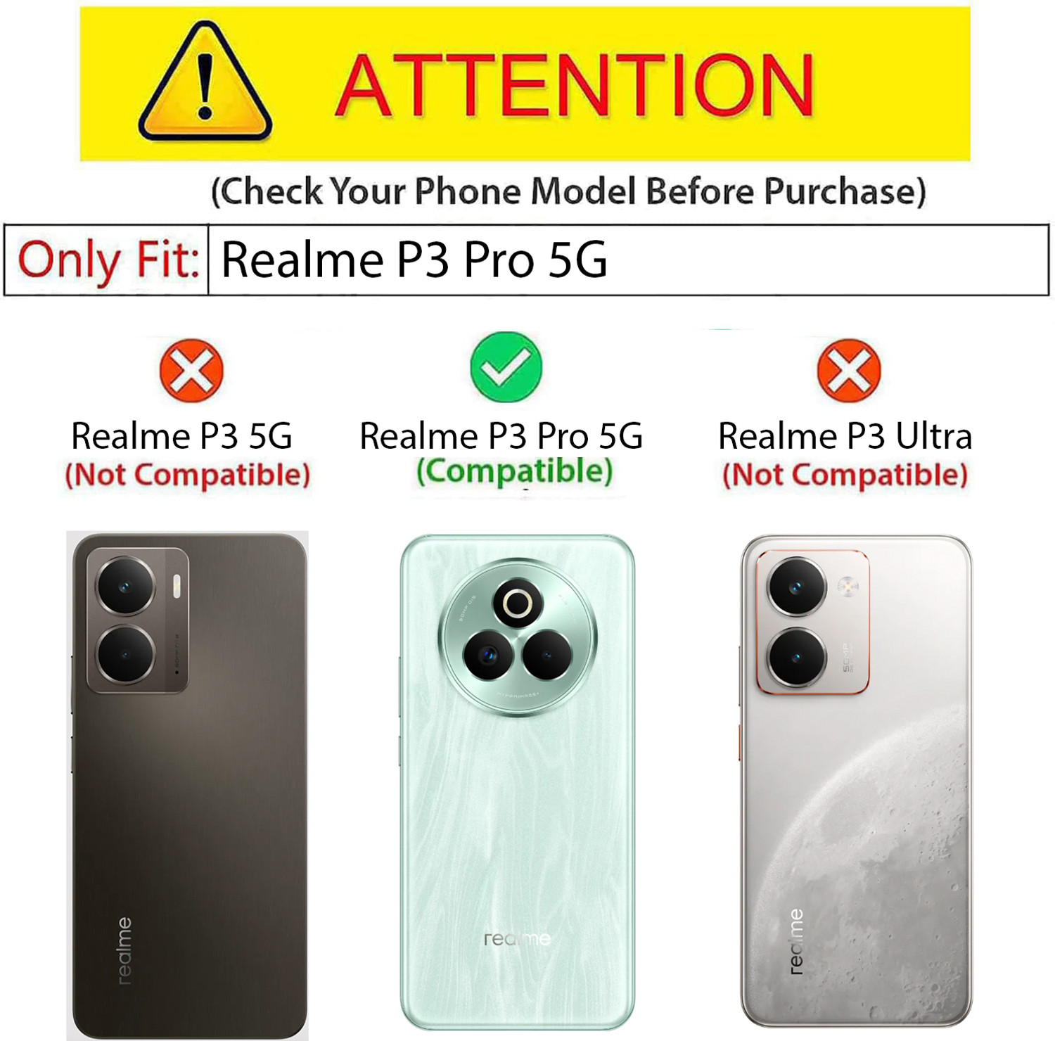 Image of Kapa Back Cover for Realme P3 PRO 5G