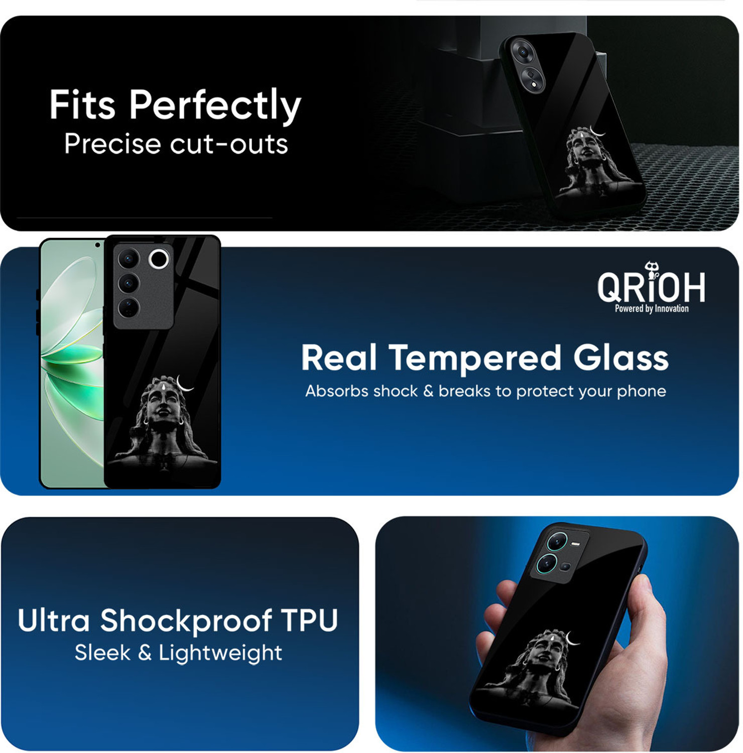 Image of QRIOH Back Cover for Vivo V60 5G