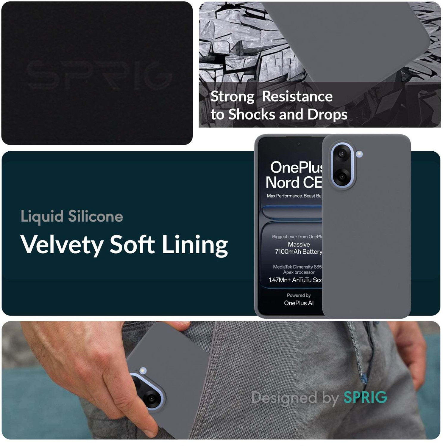 Image of Sprig Back Cover for OnePlus Nord CE 5 5G, OnePlus Nord CE5 5G