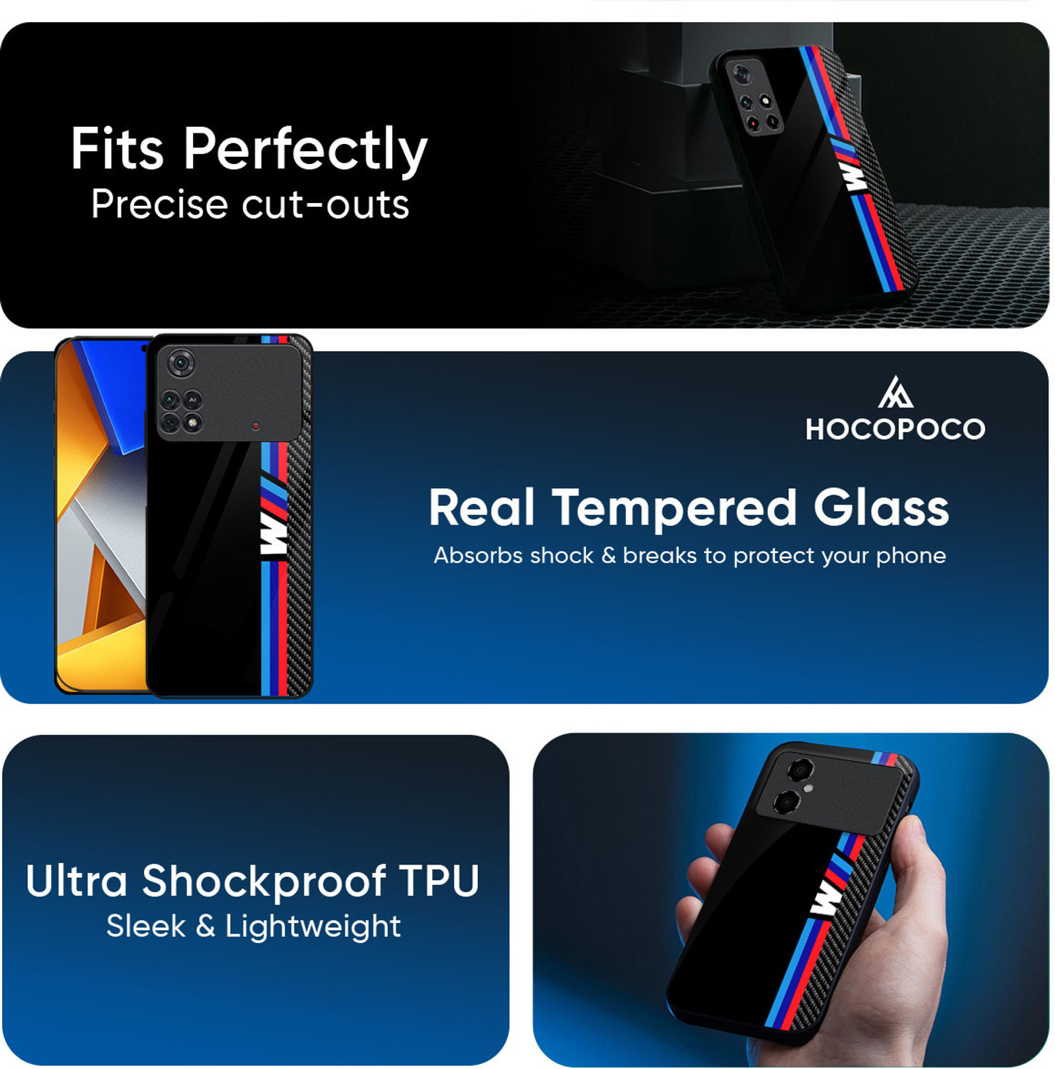 Image of Hocopoco Back Cover for Poco X7 Pro 5G