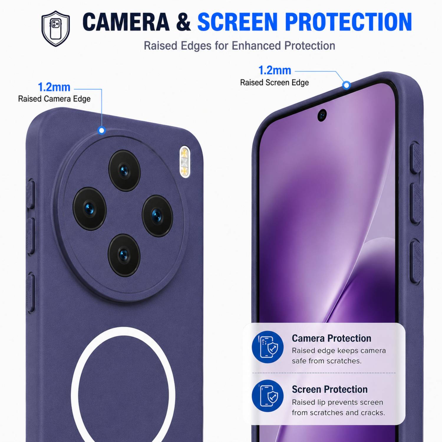 SBMS Back Cover for Vivo X200T 5G Blue - Image 2