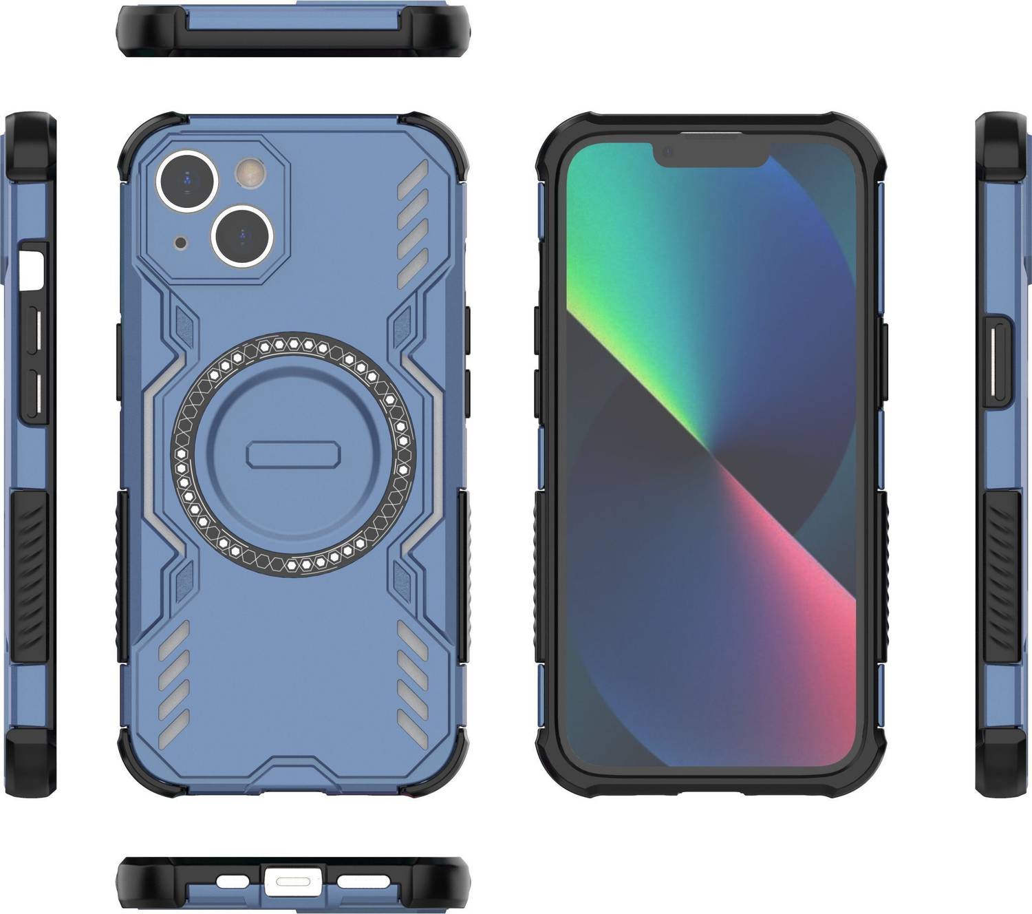 Bibercas Back Cover for Apple iPhone 13