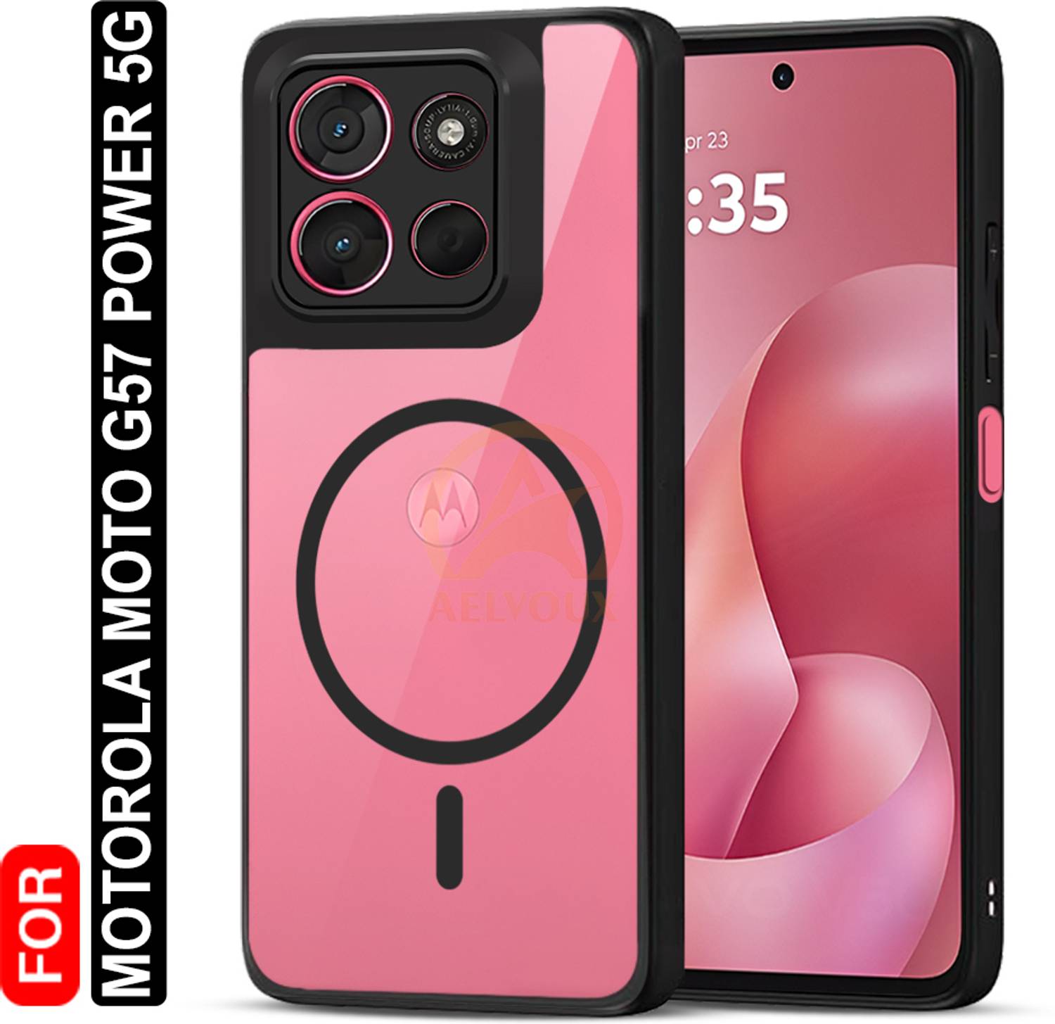 AelVouX Back Cover for Moto G57 Power 5G