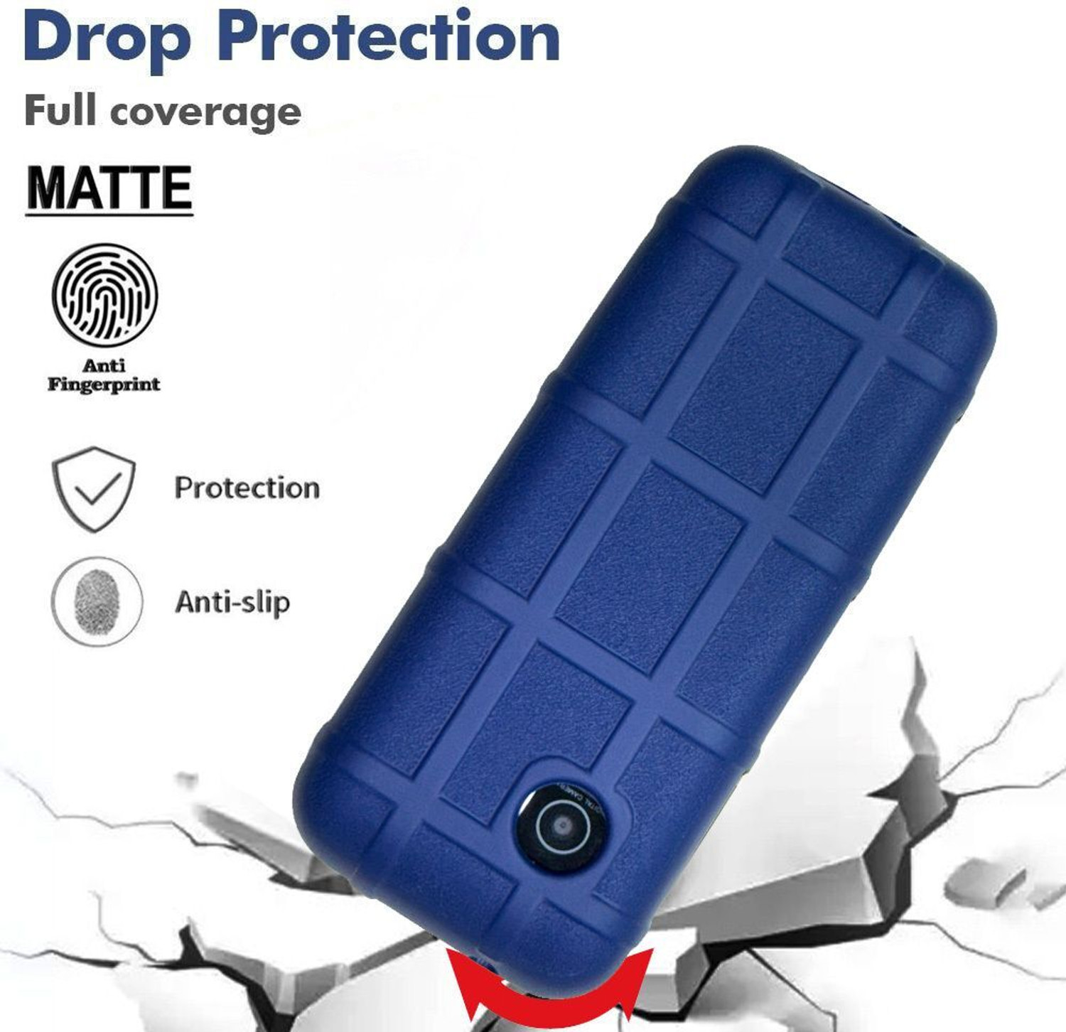 Image of Gizmofreaks Back Cover for Jio Bharat V4 4G Model No.: JBV191M2 Keypad Mobile Feature Phone Rugged Case