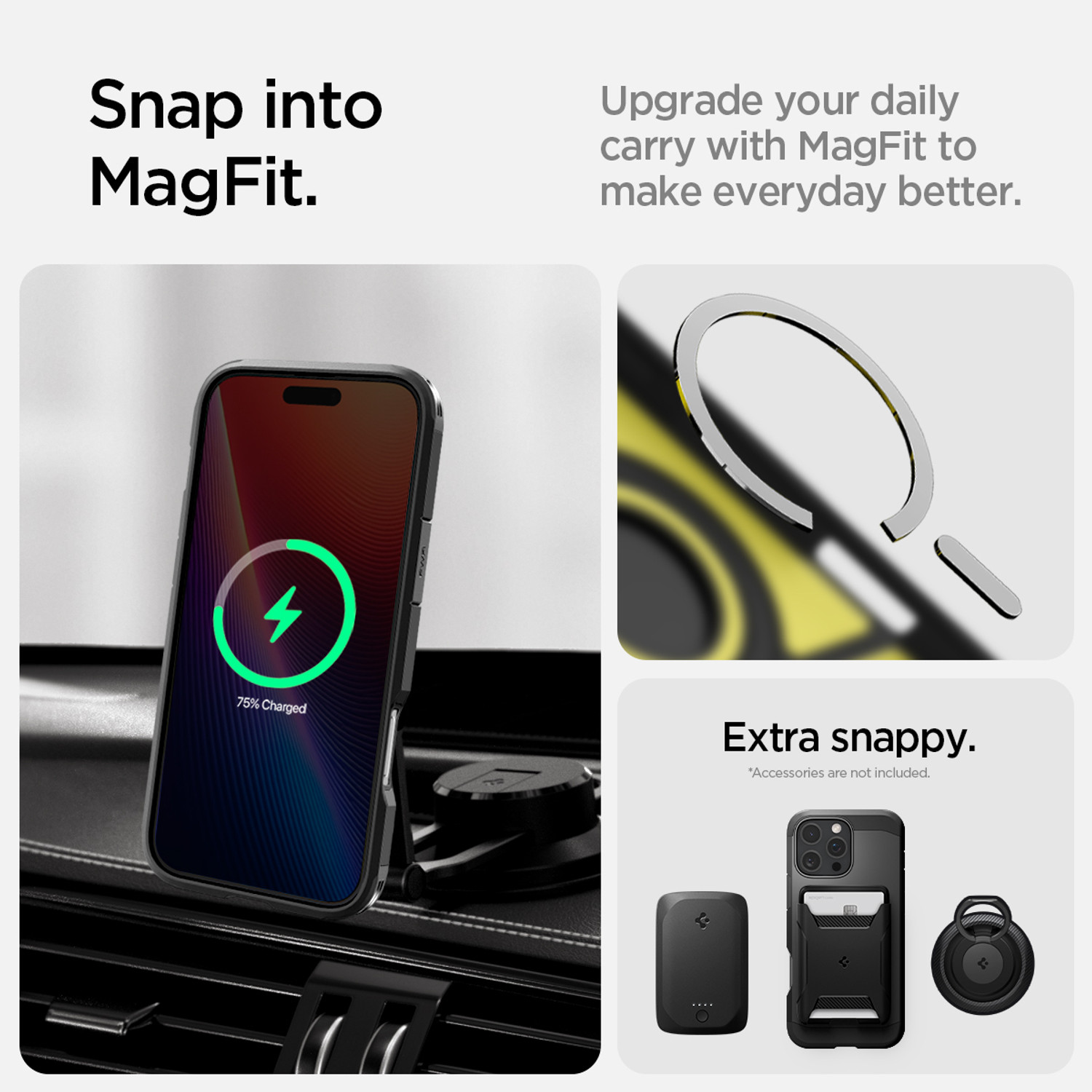 Image of Spigen Tough Armor (AI) MagFit Back Cover for Apple iPhone 16 Pro Max