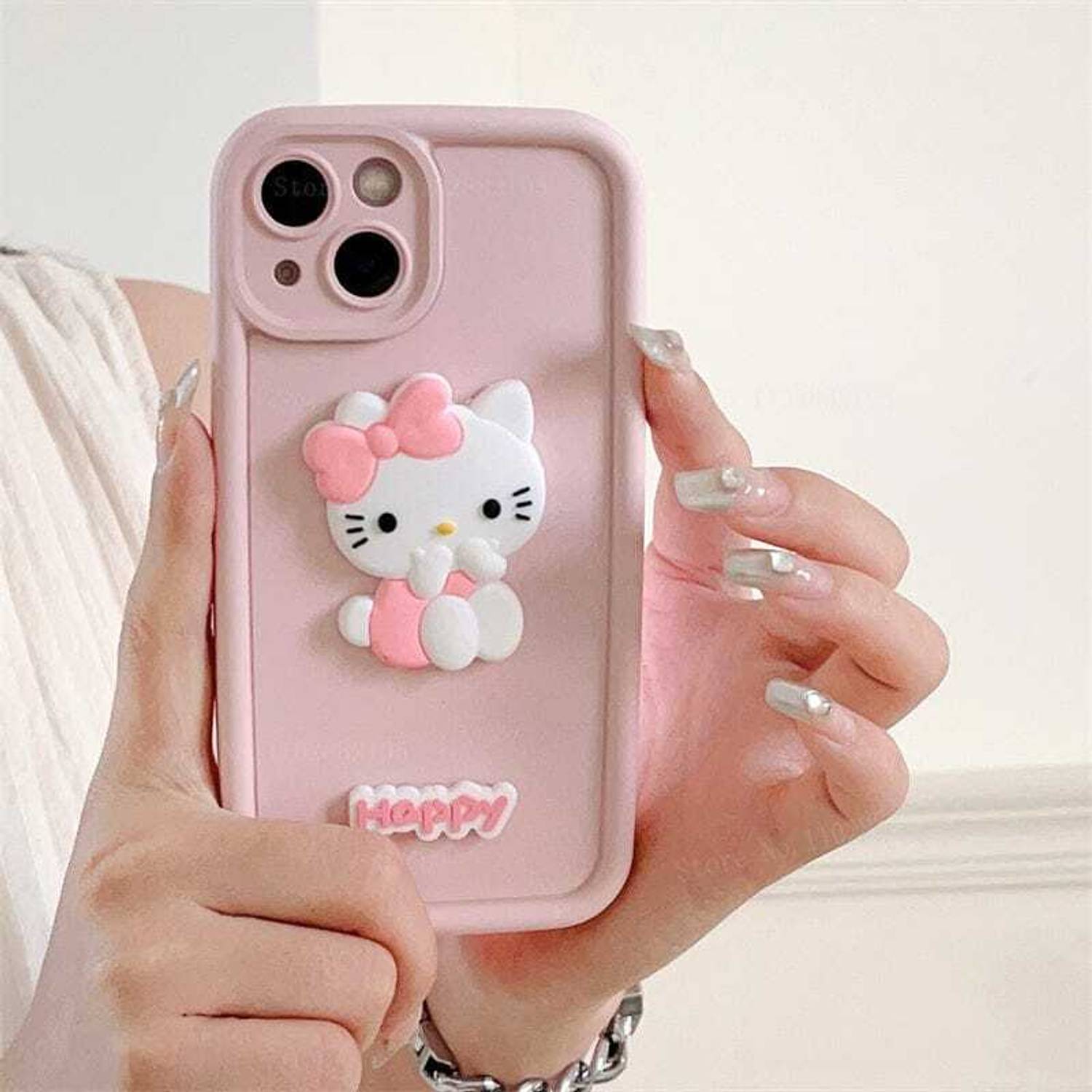 AGRONA Back Cover for Apple iPhone 14 | 3D Cute Design | Soft Silicone Shockproof Protective Mobile Case