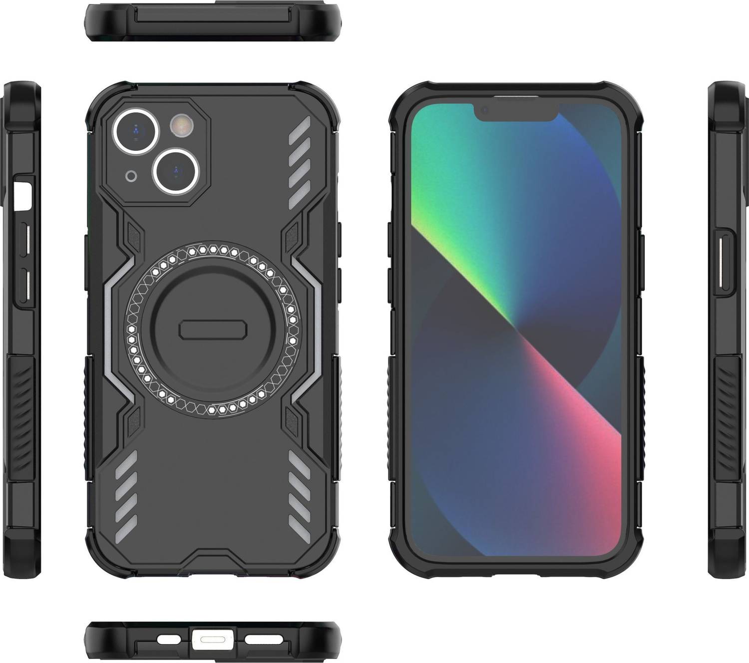 Bibercas Back Cover for Apple iPhone 13