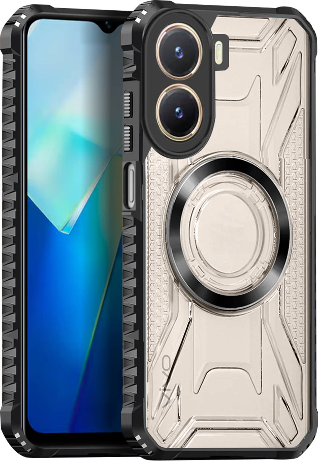 KartV Back Cover for Vivo T2x 5G Black - Image 1