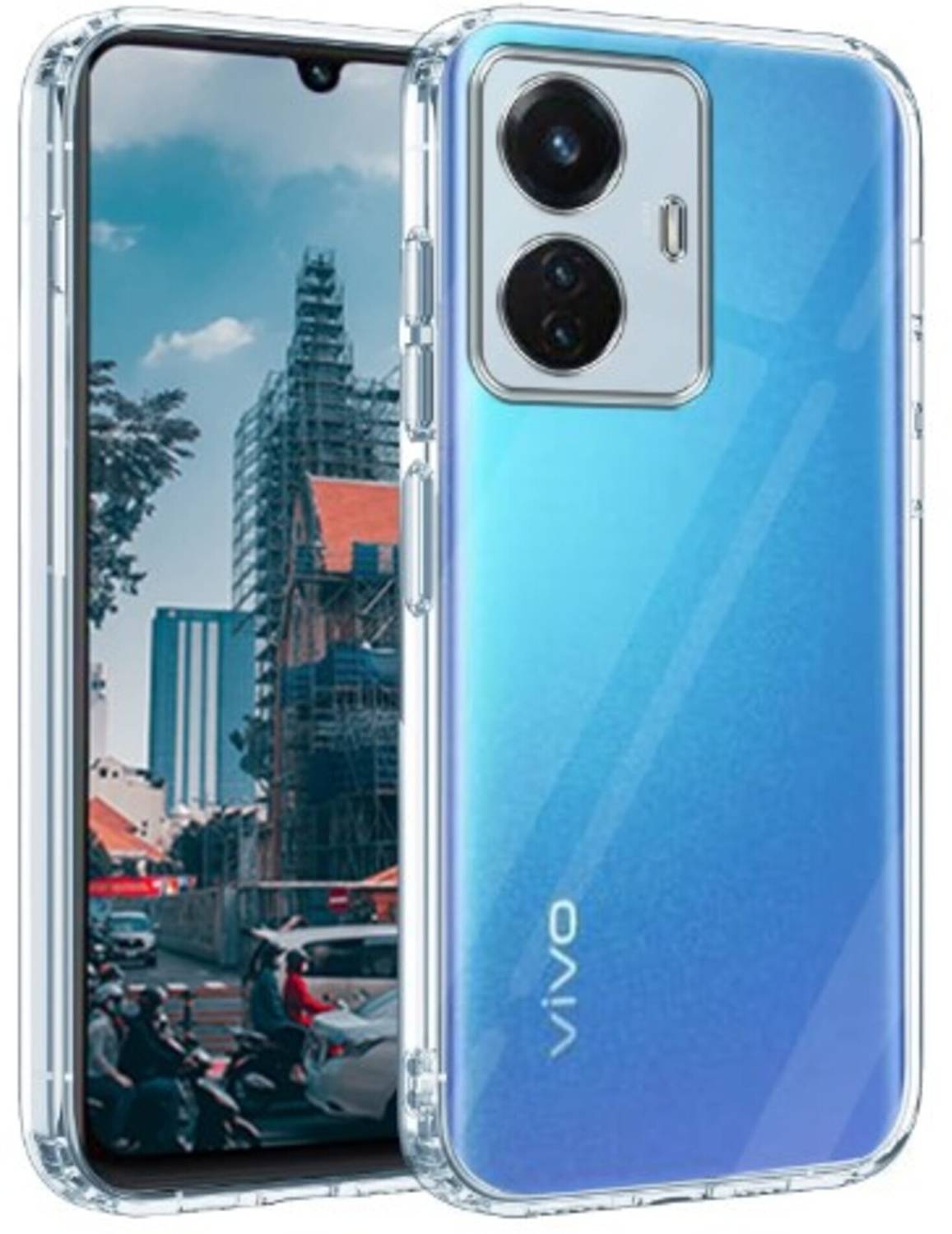 ALONZO Back Cover for Vivo T1 44W, iQOO Z6 44W