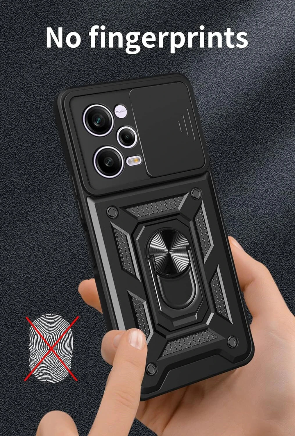 Image of Casener Back Cover for Redmi Note 12 Pro 5G